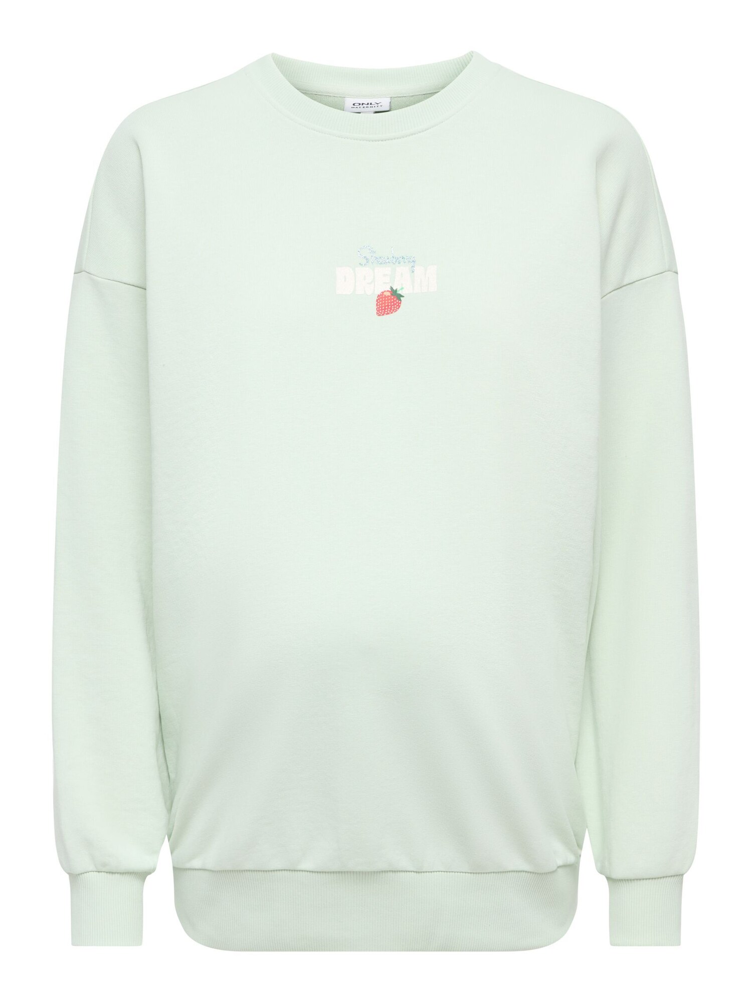 Only Maternity Sudadera 'OLMKita' azul cielo / verde claro / rosa / blanco