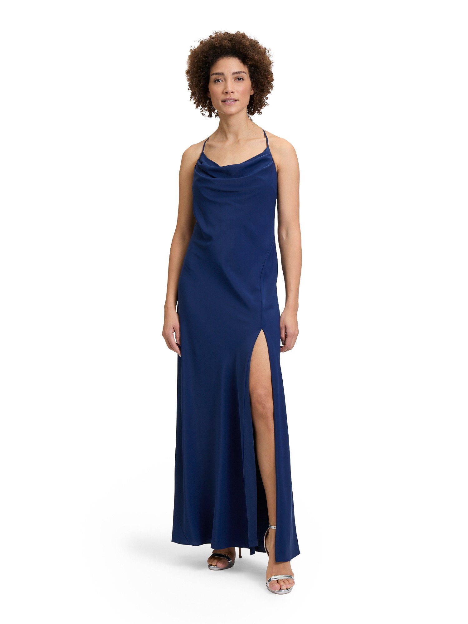 Thumbnail - Abendkleid mit Wasserfallausschnitt