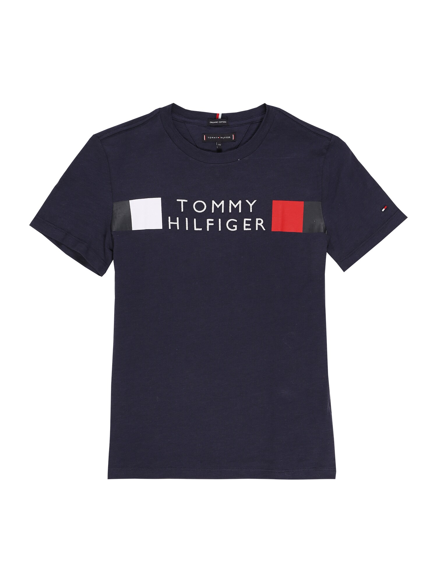 TOMMY HILFIGER Marškinėliai  nakties mėlyna / balta / raudona / juoda