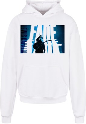 Merchcode Sweatshirt ‘Lewis Capaldi – Live Photo Fade’ Blauw / Navy / Wit