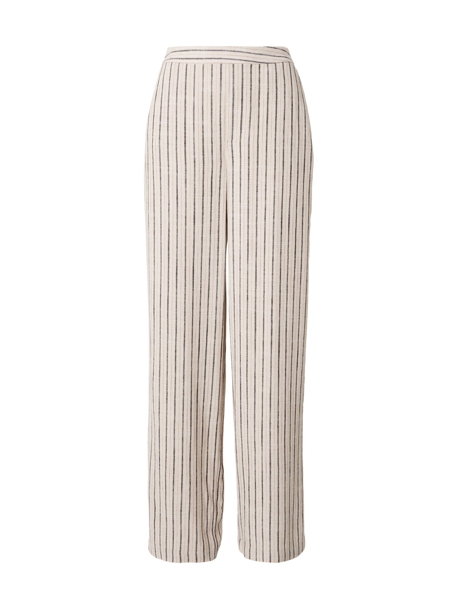 OBJECT Pantaloni OBJSanne alb kitt / rosé / negru