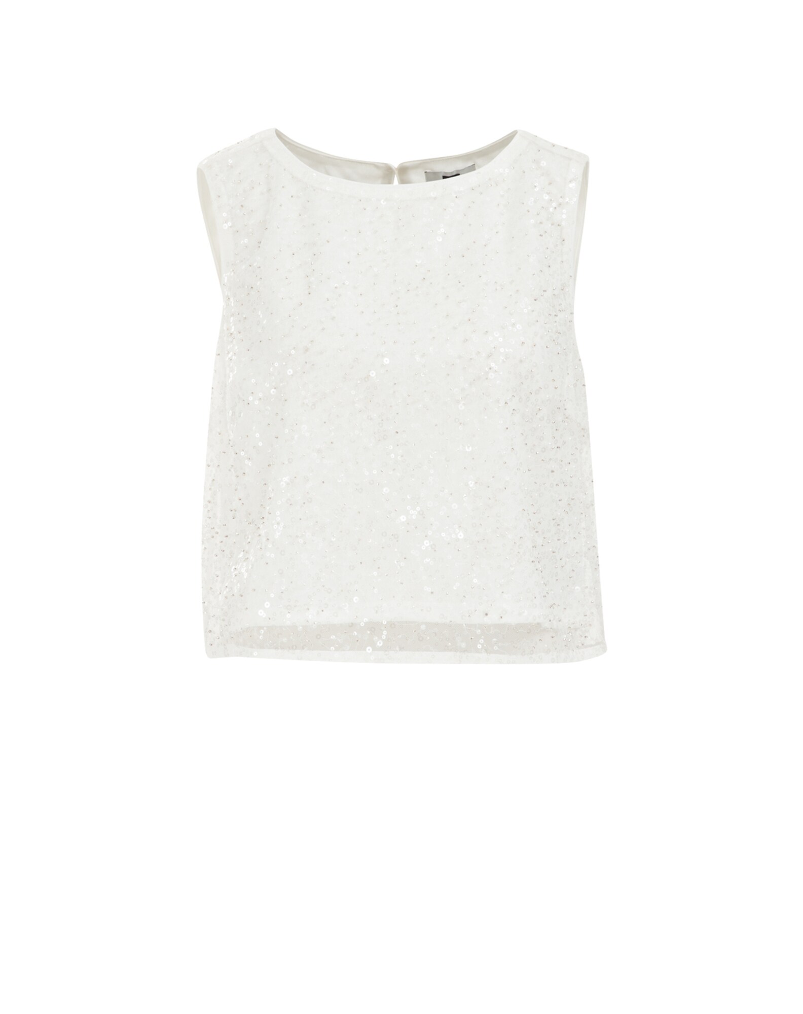 WE Fashion Top  ezüst / fehér akciós termékkép 1
