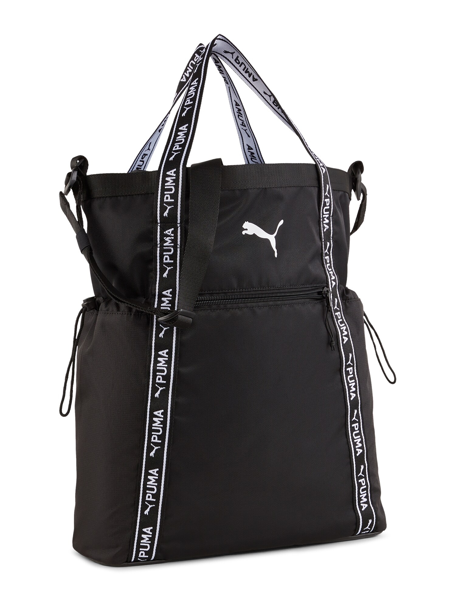 PUMA Športová taška 'ESS'  čierna / biela