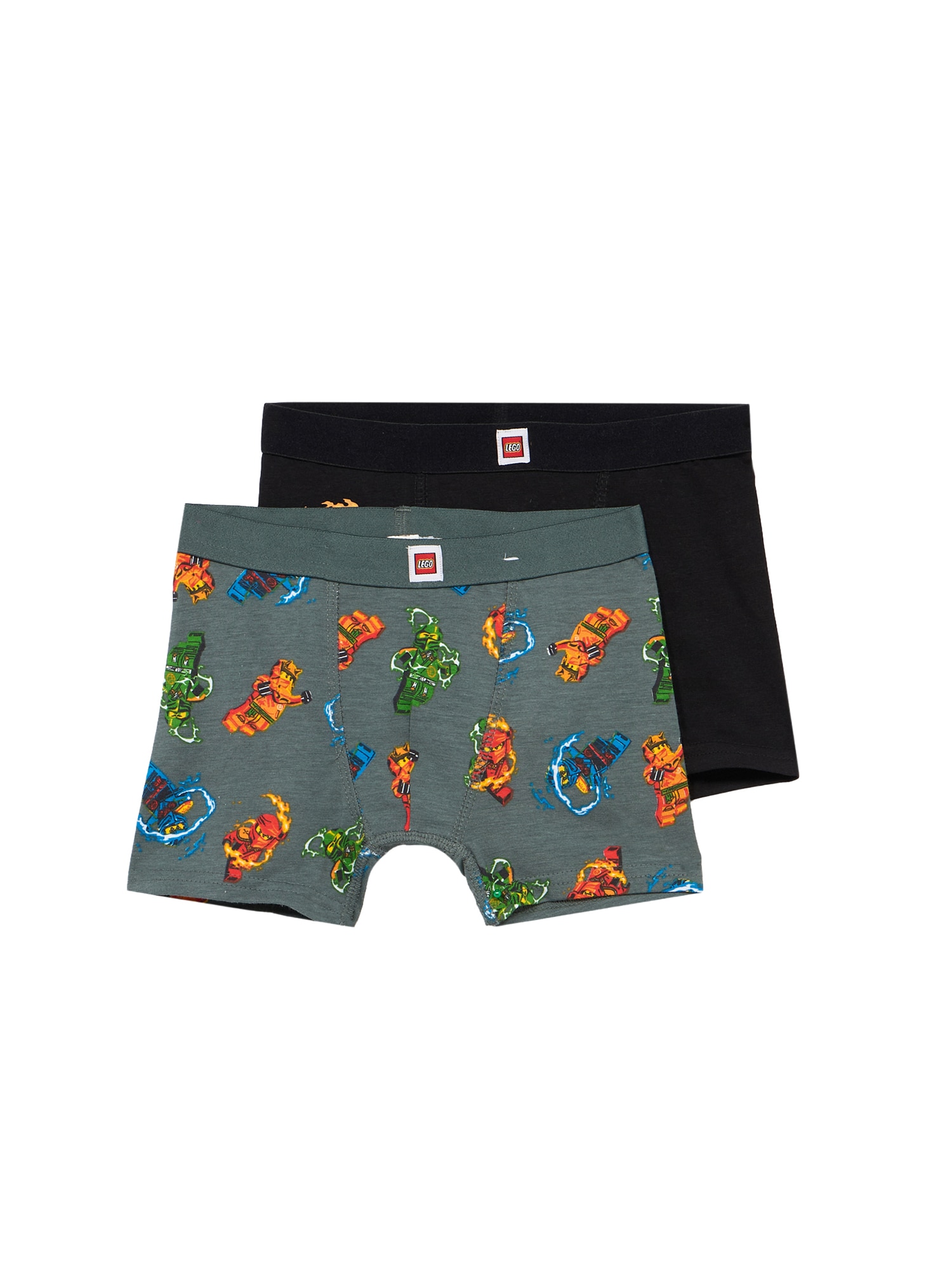Lindex Chiloţi Ninjago  gri / verde / portocaliu / negru