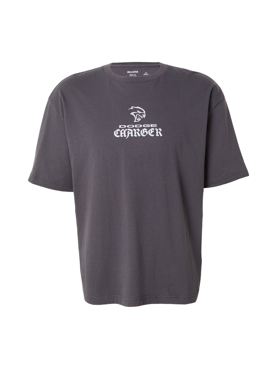 T-shirt 'DODGE CHARGE' turkos / grafit / ljusgrå