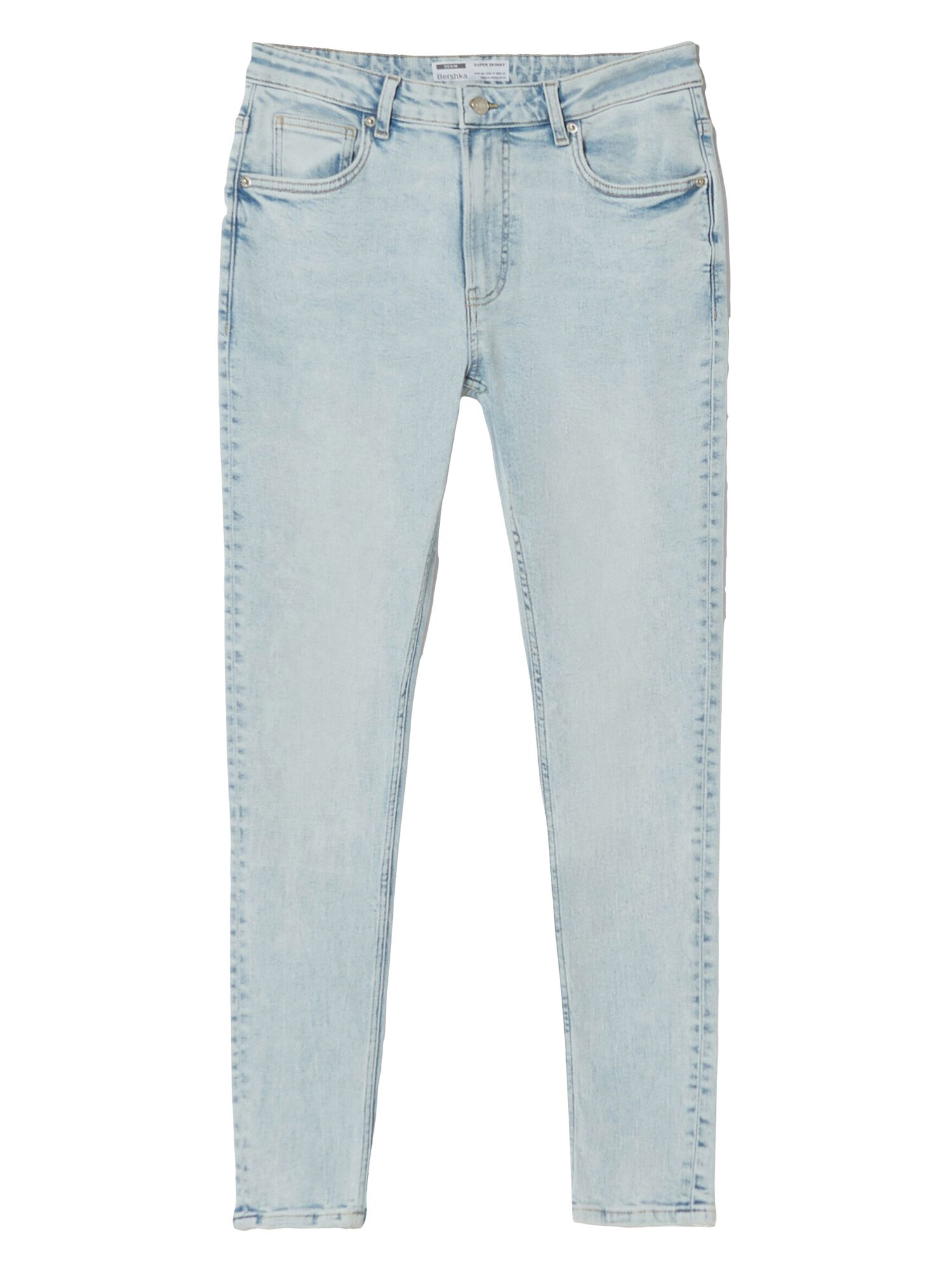 Bershka Džínsy  svetlomodrá