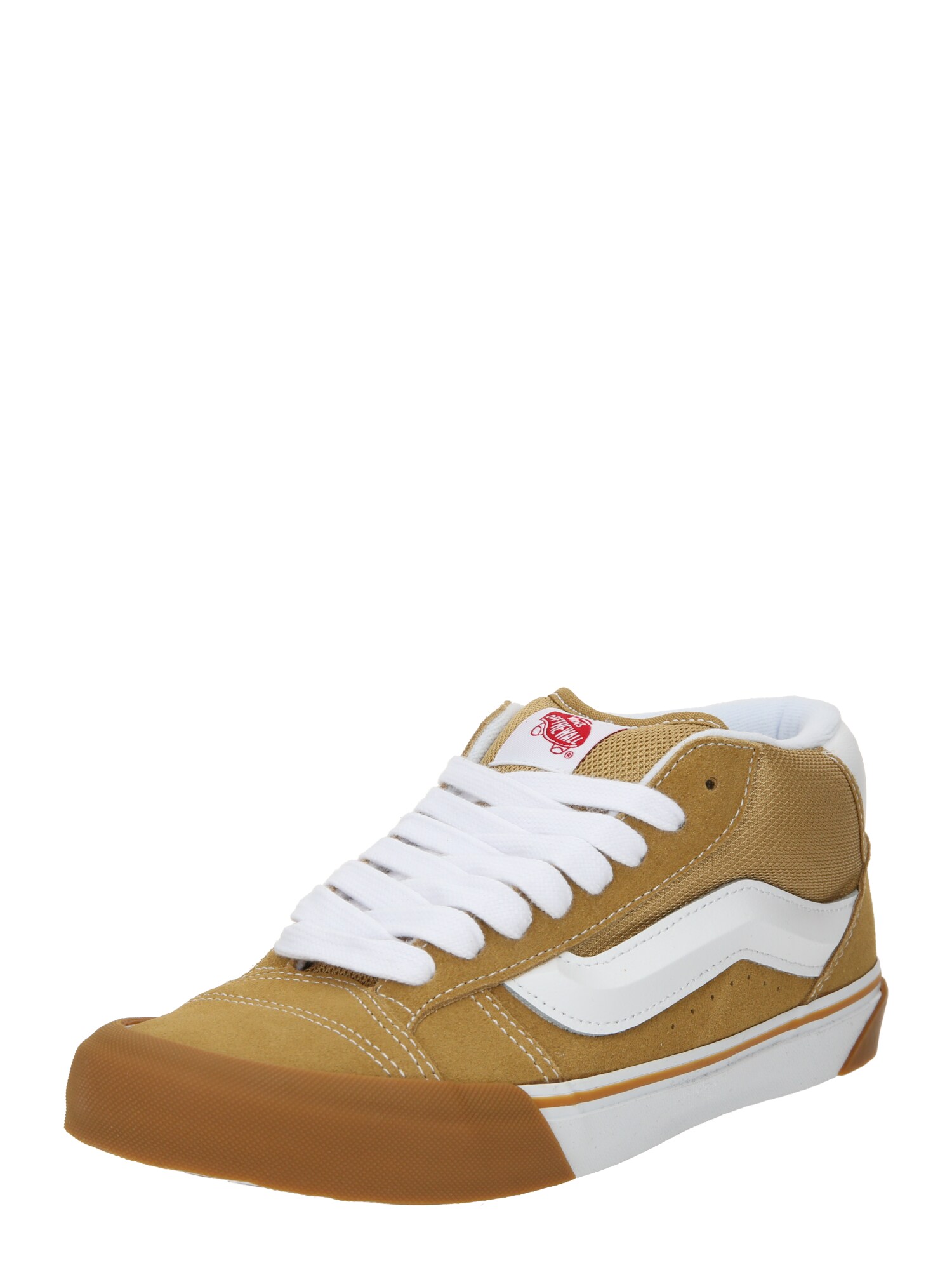VANS Členkové tenisky 'Knu'  kaki / biela