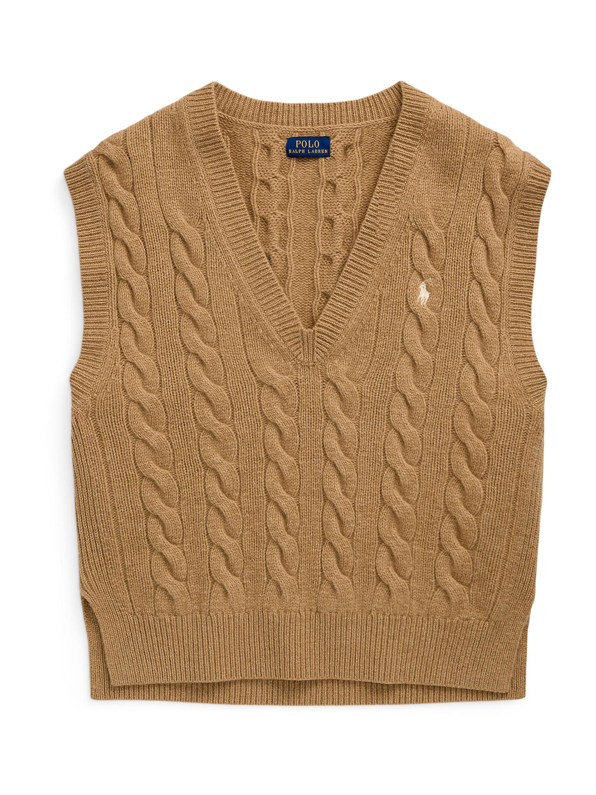 Polo Ralph Lauren Stickad väst i ull och kashmir dam – bild 2