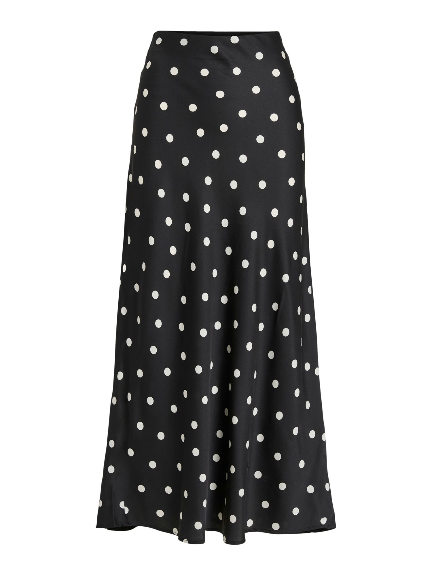VILA Fustă VIEllette  negru / alb