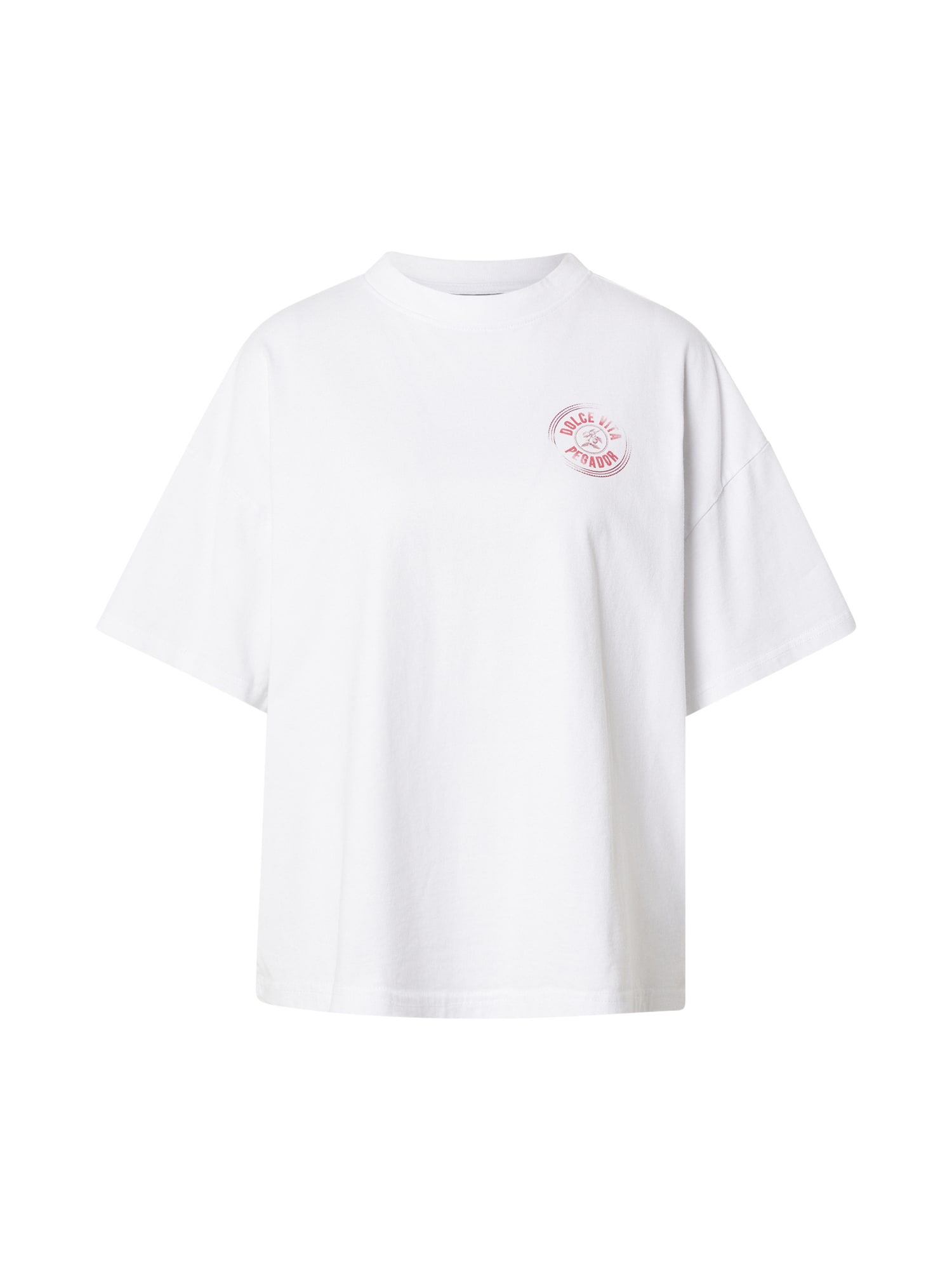 Pegador Tricou NADIA  roșu / alb
