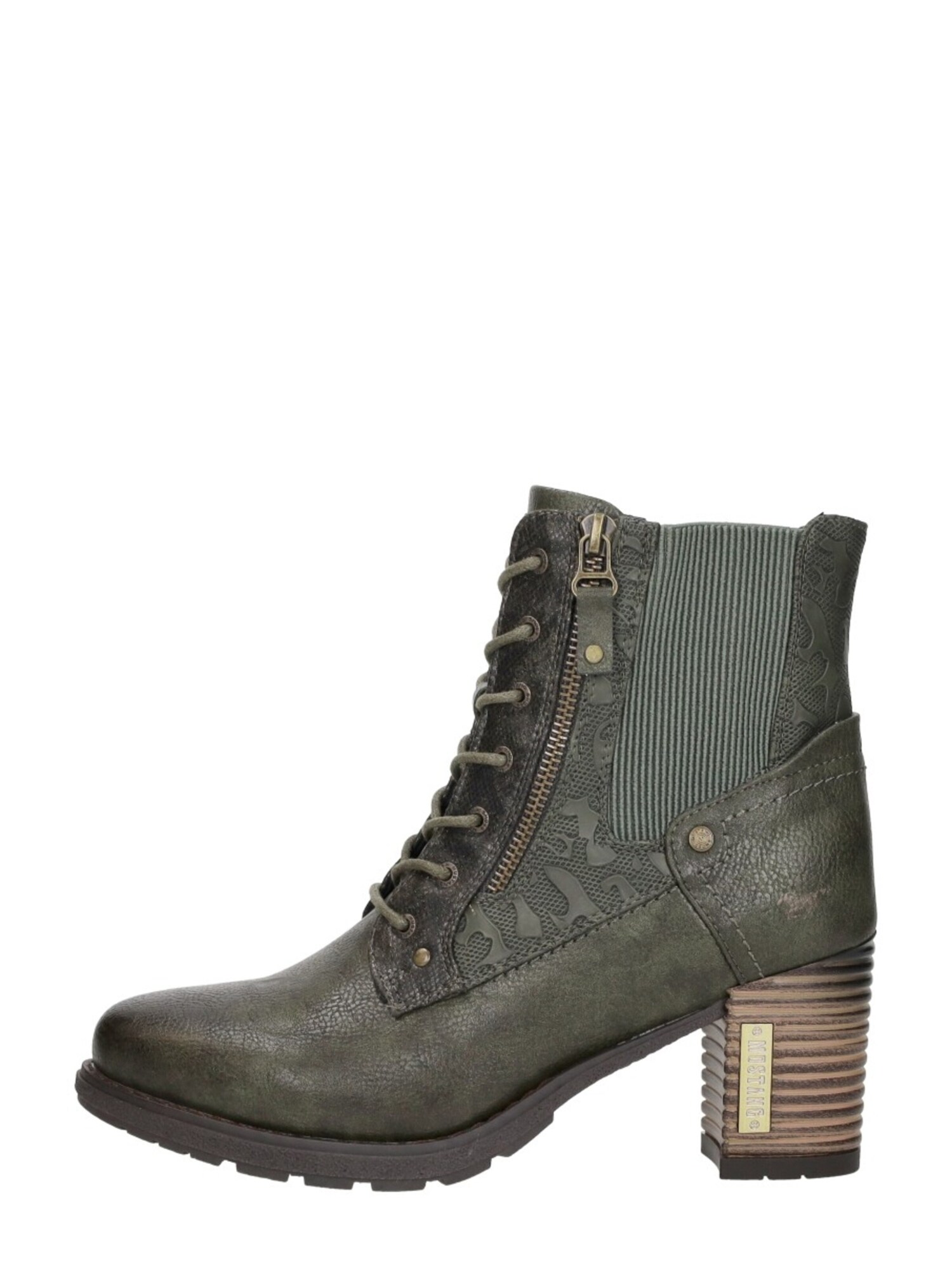 Mustang Stiefelette Veterschoenen Hak