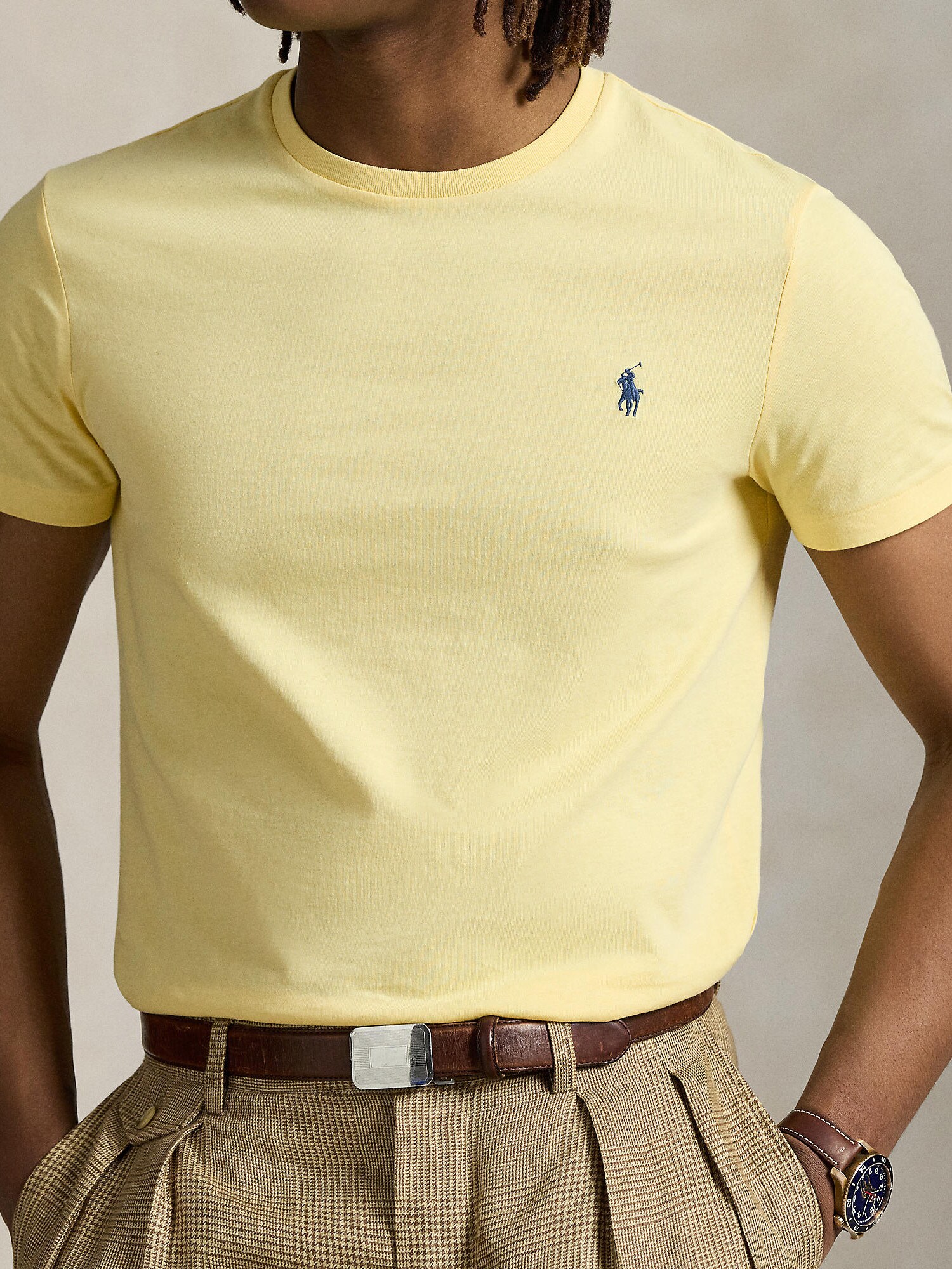 Polo Ralph Lauren Tričko svetložltá (obrázok 5)