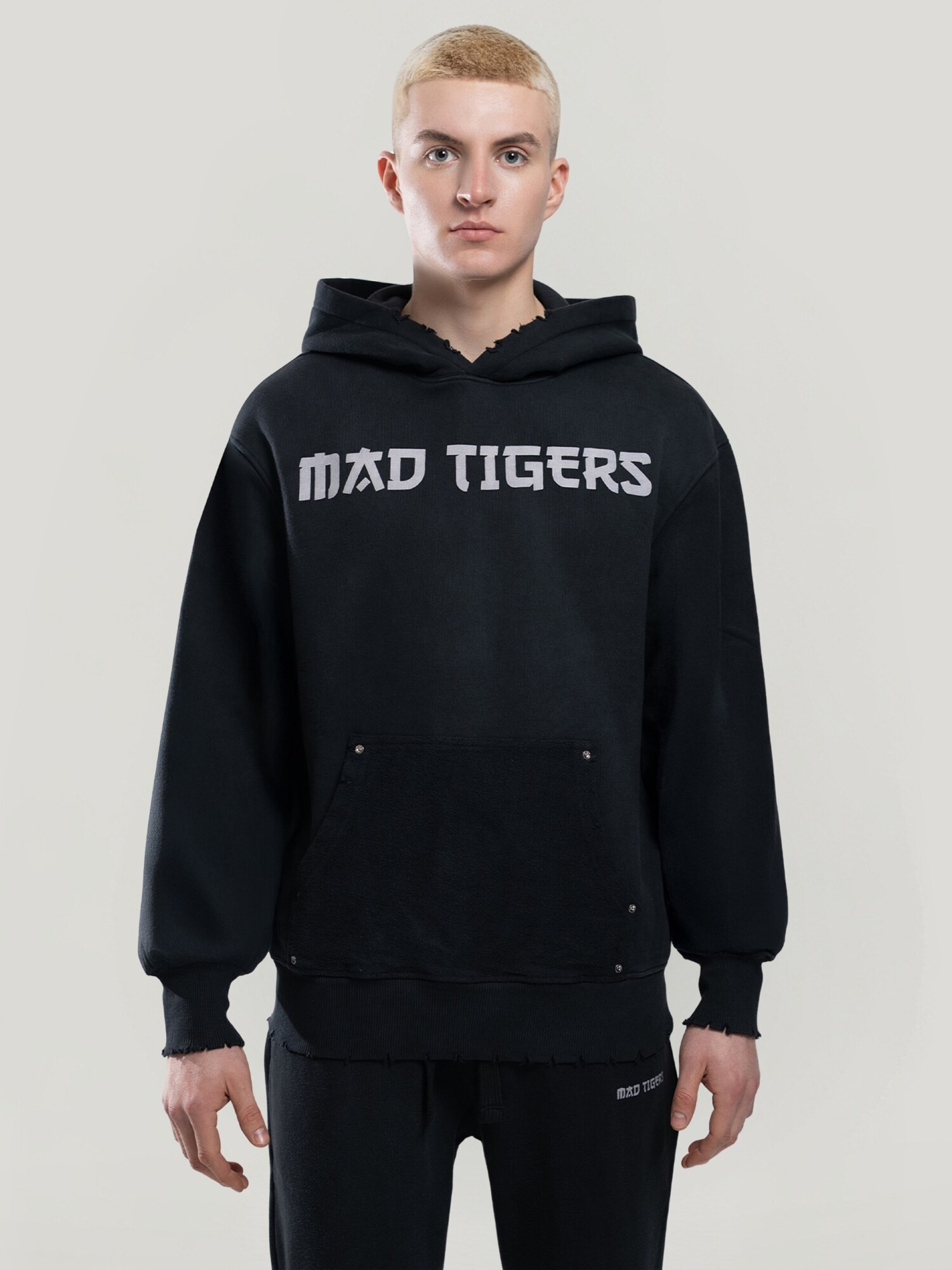 MAD TIGERS Felpa 'Vintage'  nero