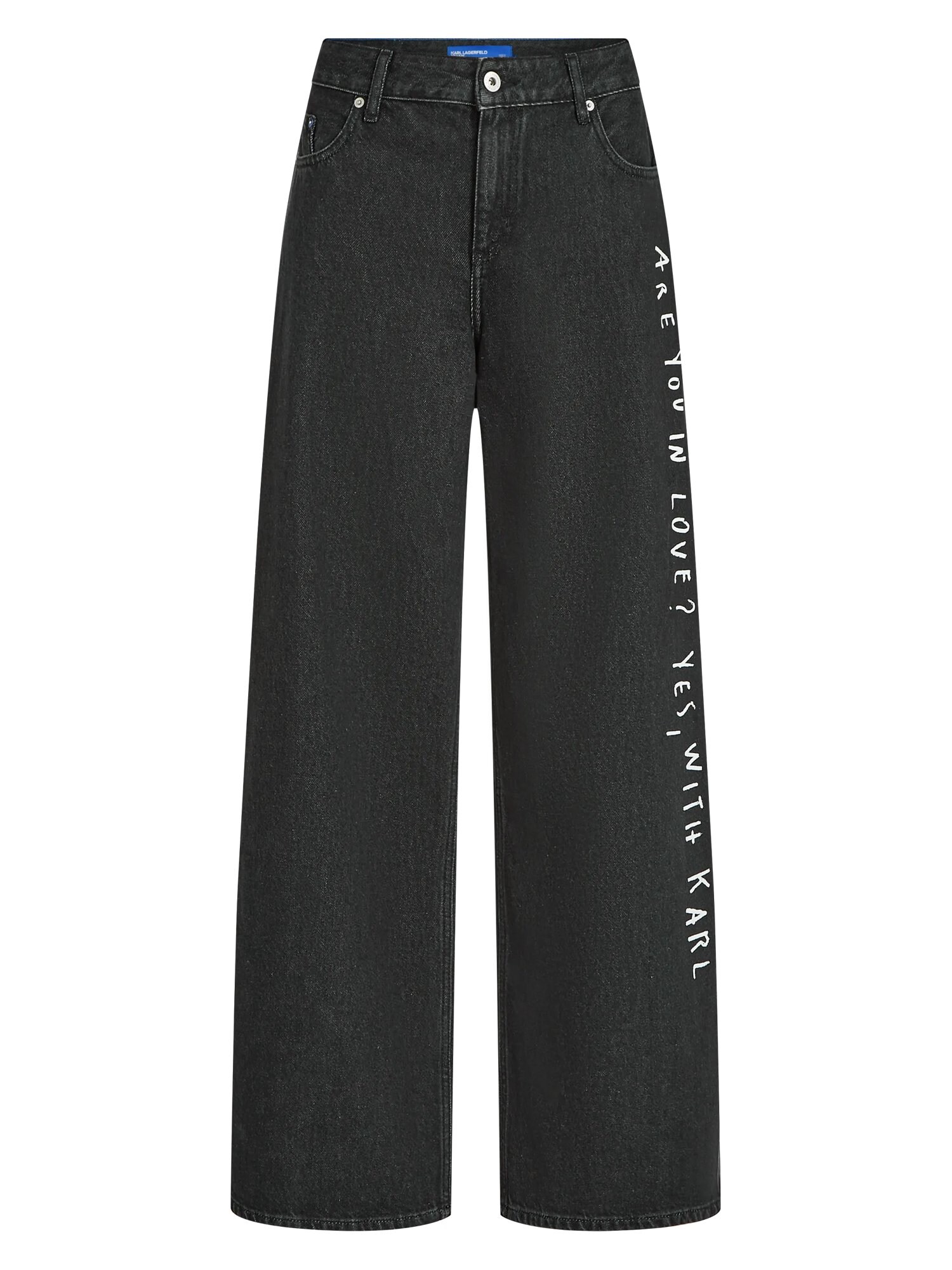 KARL LAGERFELD JEANS Jeans  KLJ X Pietro Terzini negru / alb