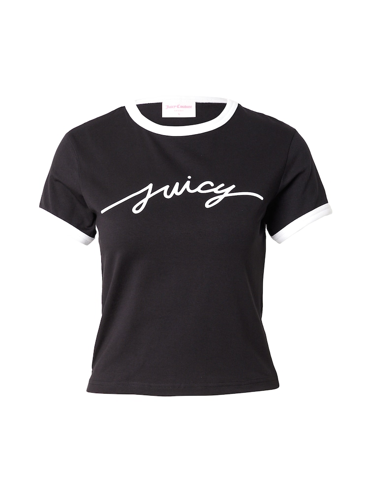 Juicy Couture T-Shirt Damen Größe L schwarz / weiß