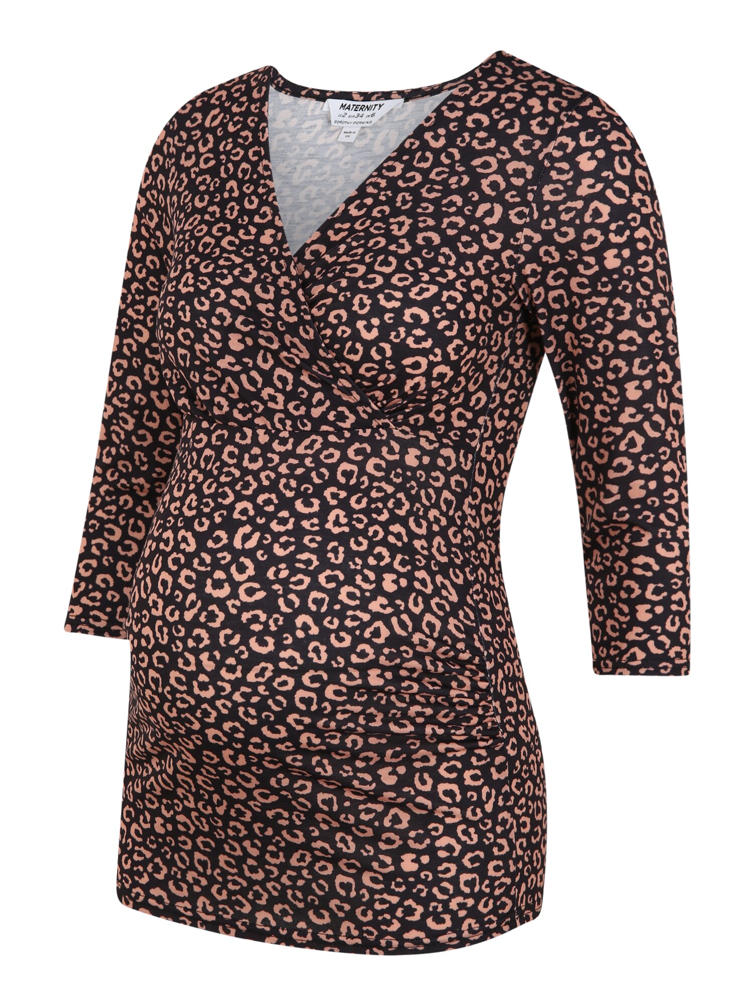 Dorothy Perkins Maternity Marškinėliai  juoda / rožinė