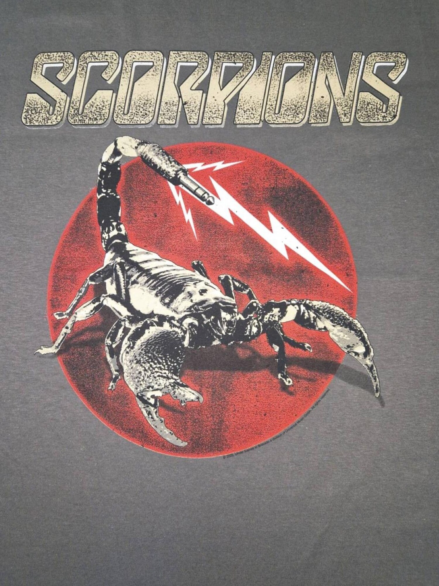 Scorpions Camiseta 'Scorpions Sting T-Shirt'  gris – imagen 4
