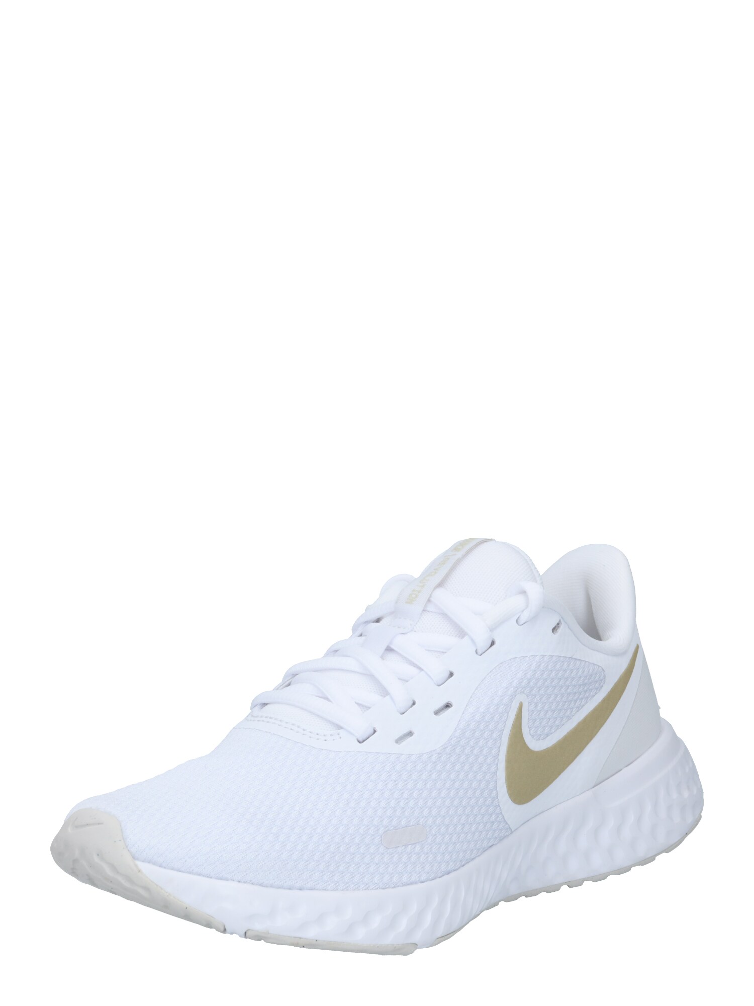 NIKE Bėgimo batai 'Revolution 5'  auksas / balta