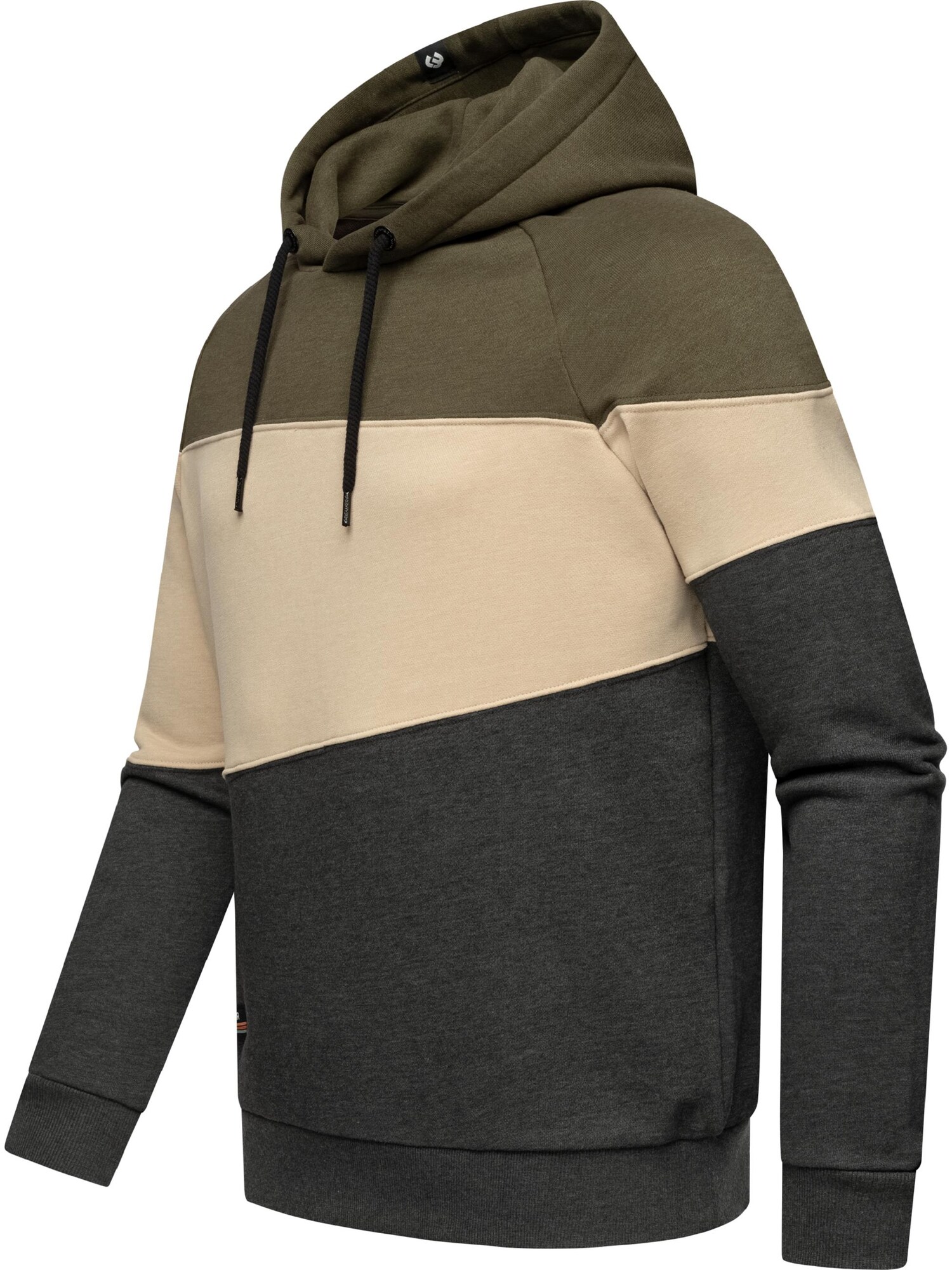 Ragwear Tréning póló 'Thres'  világos bézs / olíva / fekete termék 2. képe