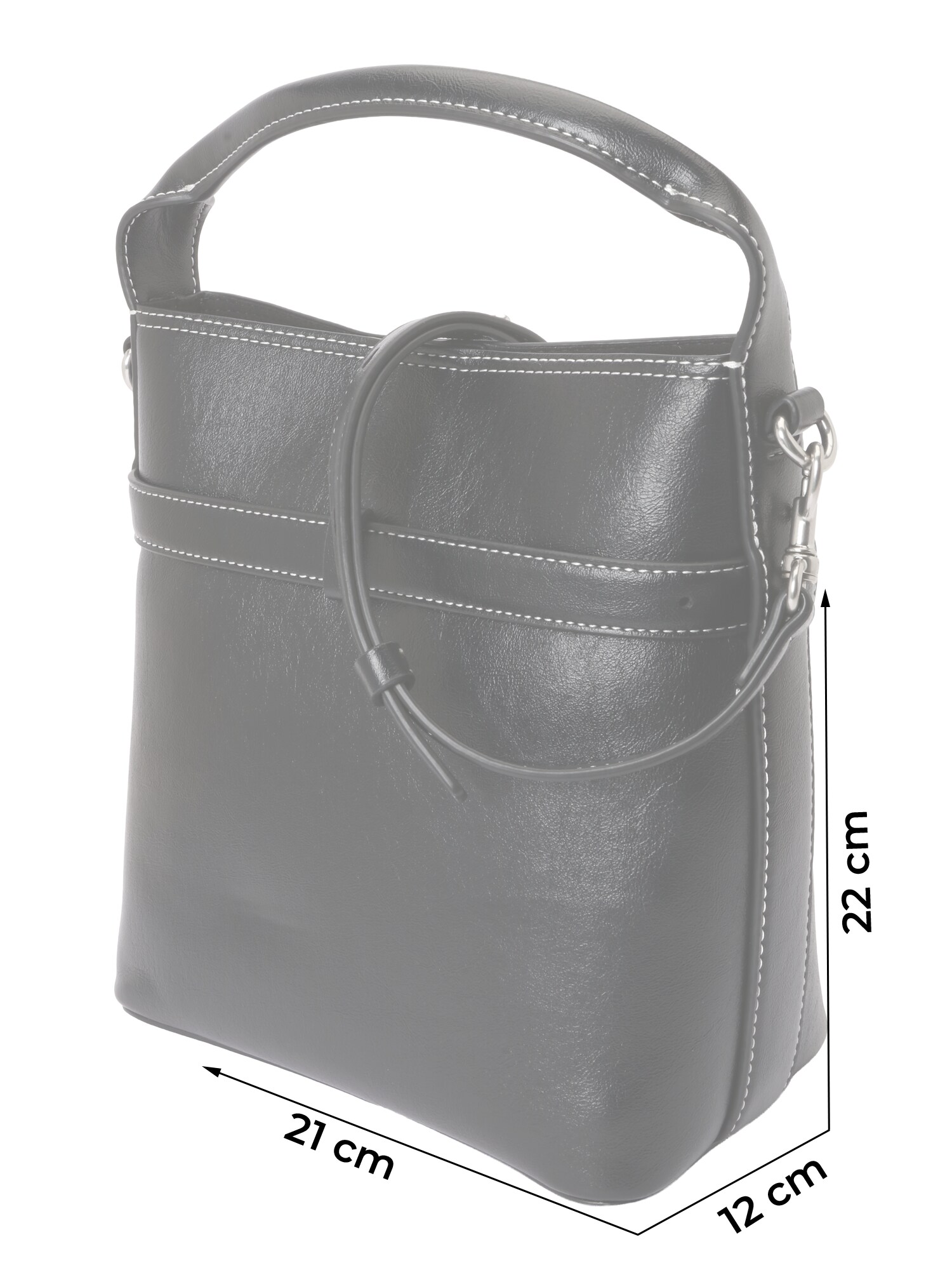 Calvin Klein Bolso de hombro negro – imagen 36