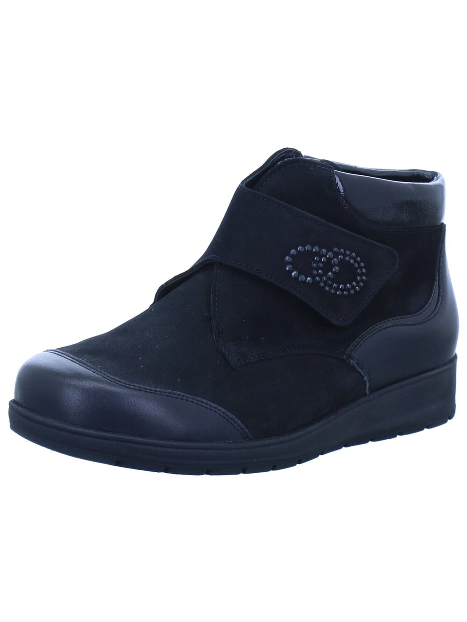 WaldlÄUfer Boots 'Stiefel Damen 812815 304 001 Echtleder In Schwarz' Zwart