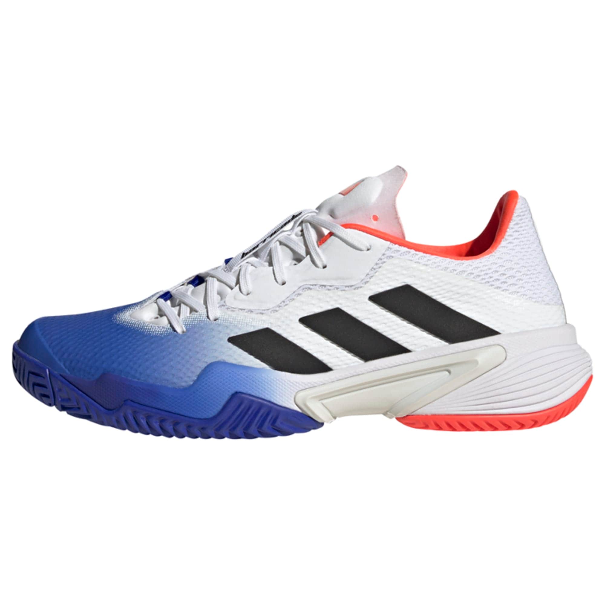 ADIDAS PERFORMANCE Спортни обувки 'Barricade '  синьо / оранжево-червено / черно / бяло