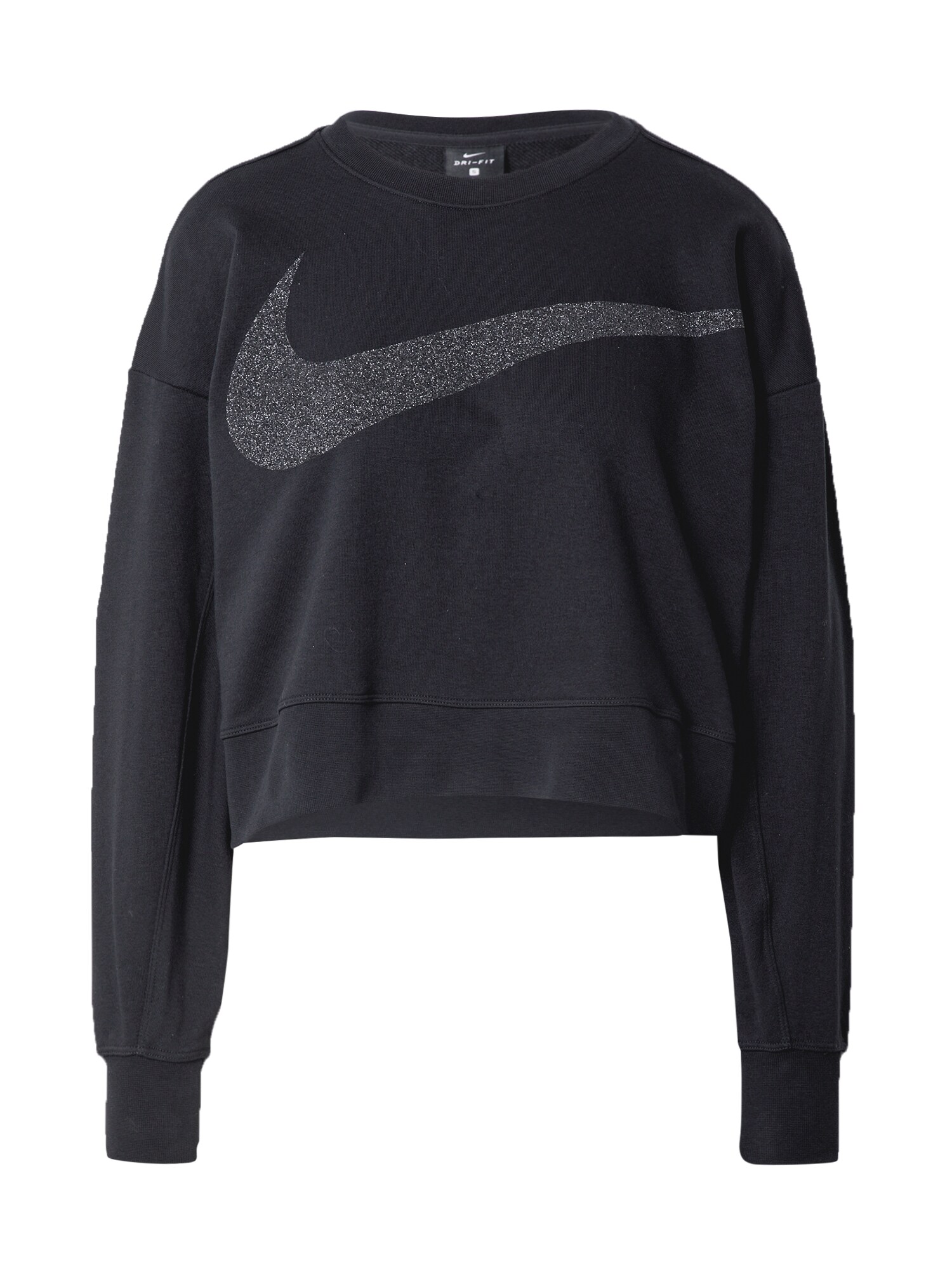 NIKE Sportinio tipo megztinis  juoda / sidabrinė