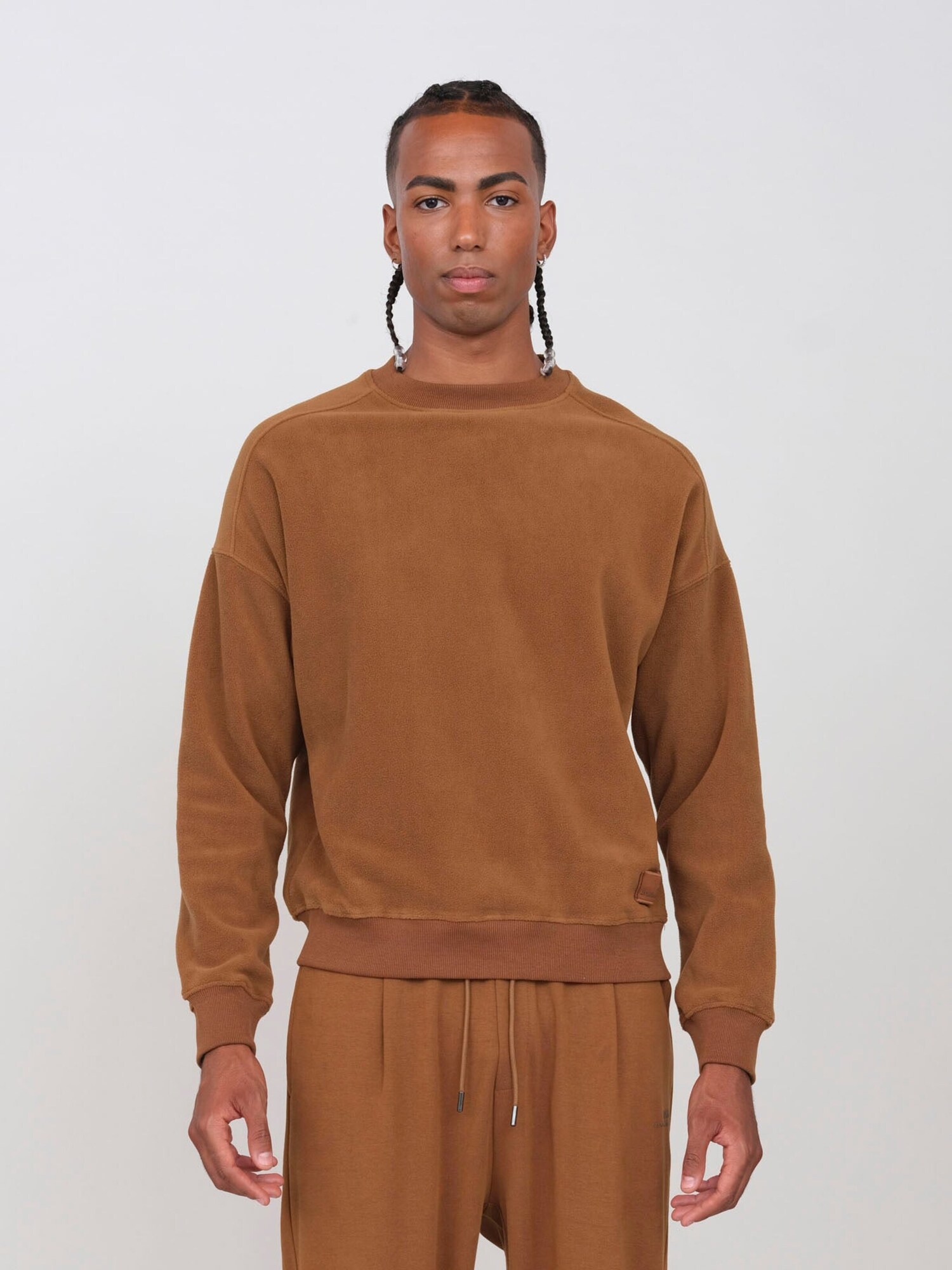 OWN Off With Nature Sweater majica 'Pile Girocollo' bakrena