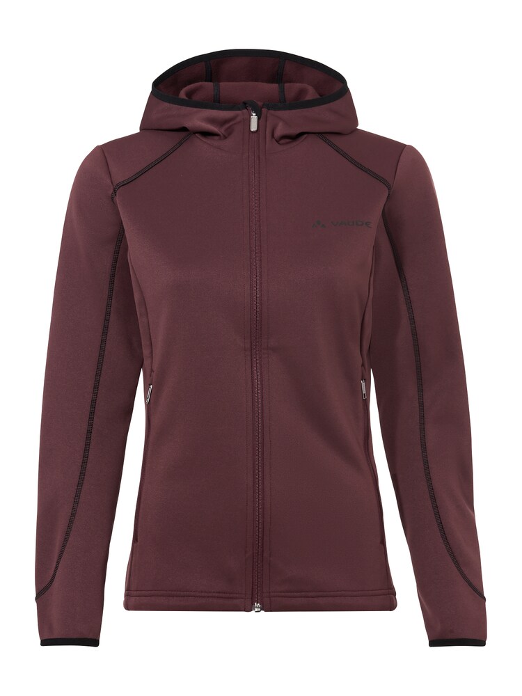 VAUDE Manang Hoody Fleece Jacket Damen Größe XL rot / bordeaux / weinrot