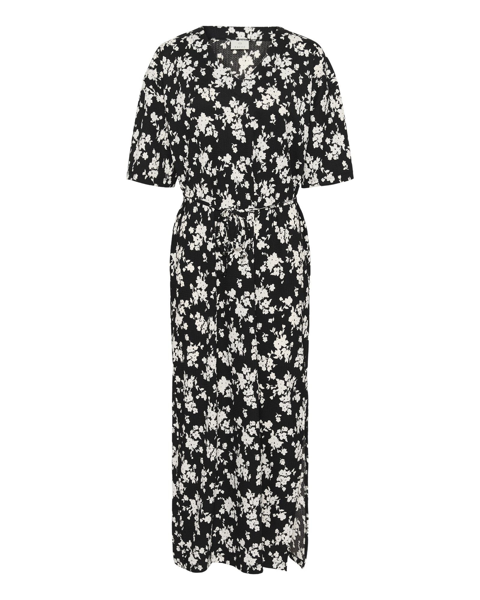 Kaffe Vestido 'Ivanna'  negro / blanco