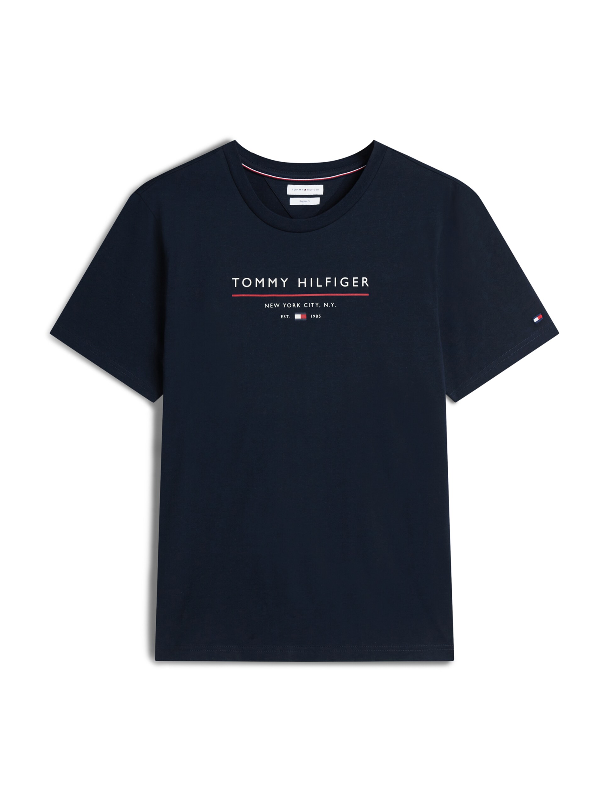 TOMMY HILFIGER T-shirt 'Essential' marinblå / röd herr