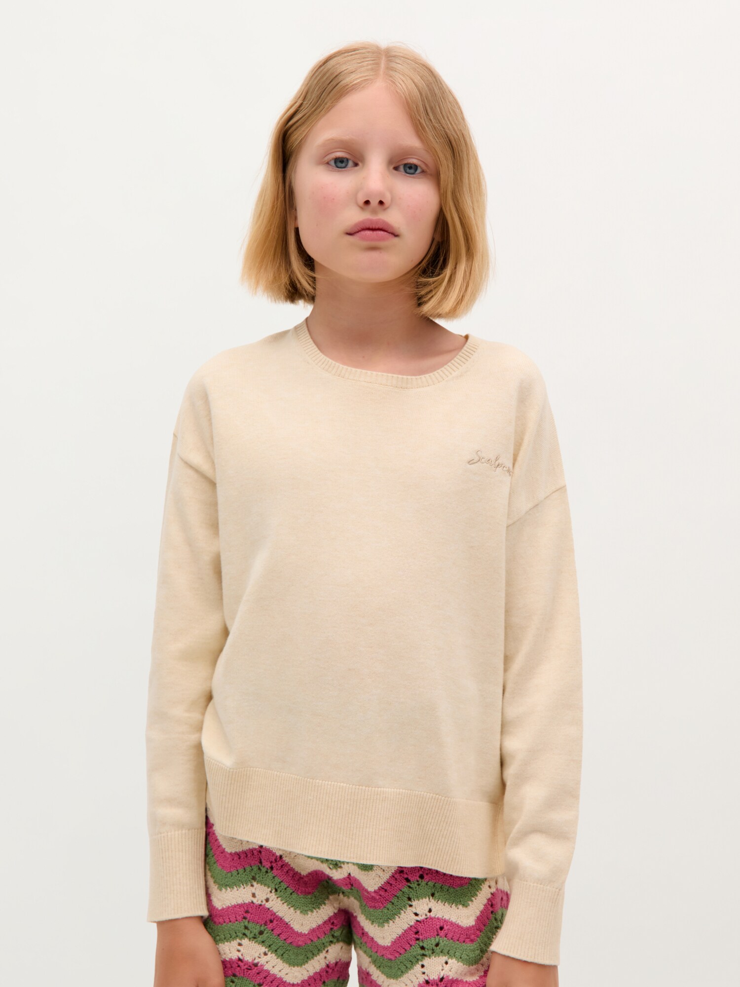 Thumbnail - Scalpers Intarsia Tricot Girls