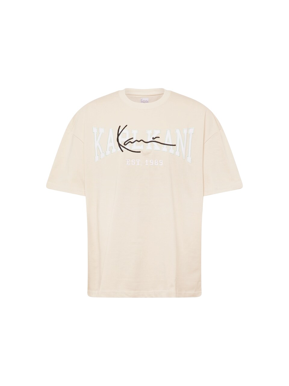 T-shirt mint / svart / vit