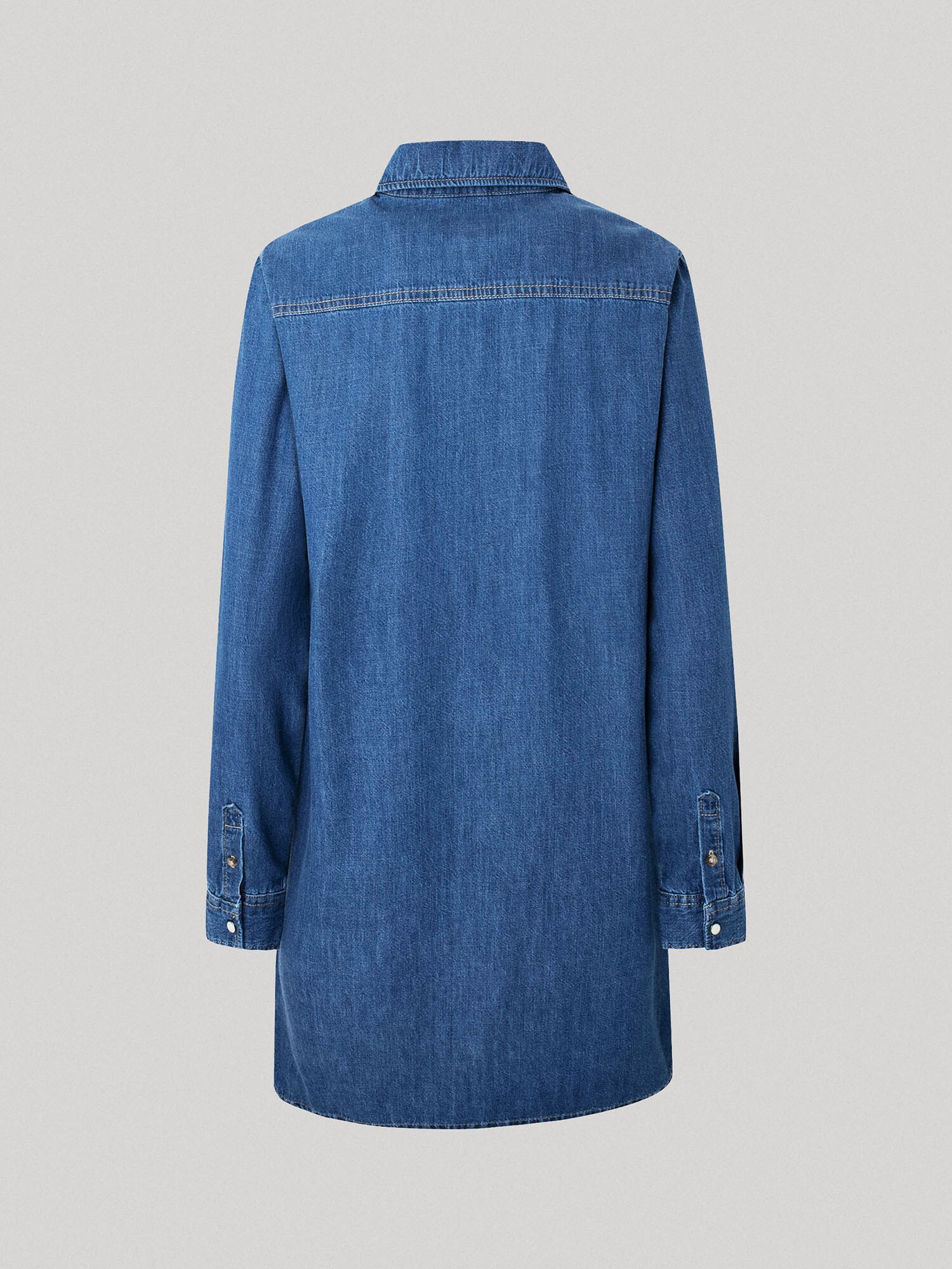 Pepe Jeans Košeľové šaty 'Maya' modrá denim (obrázok 5)