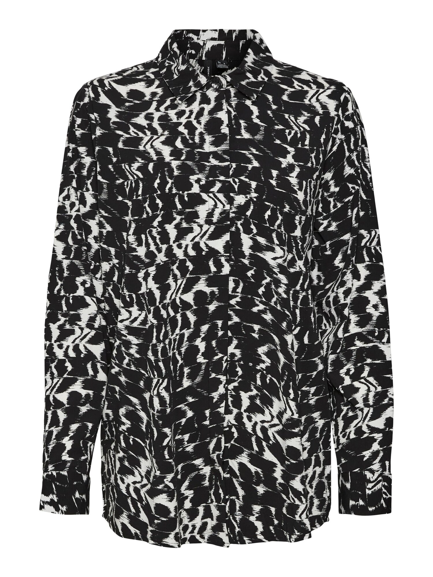 VERO MODA Blúzka 'RITA BECCA'  čierna / biela