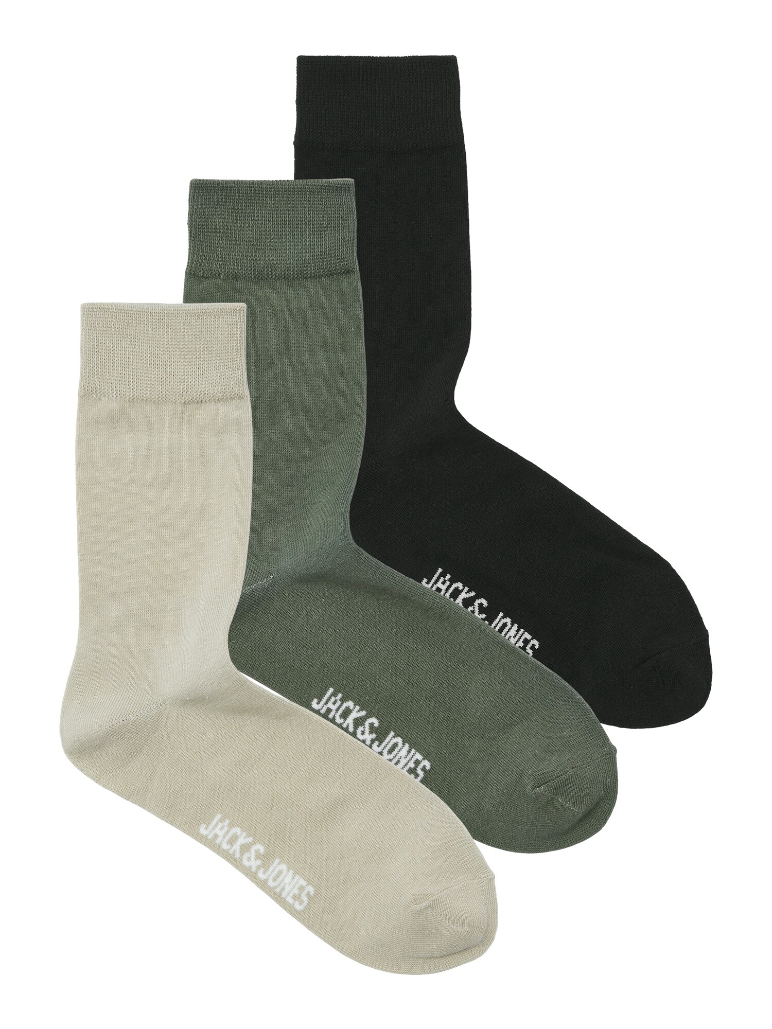 JACK & JONES Șosete 'JACMAX'  gri deschis / oliv / negru