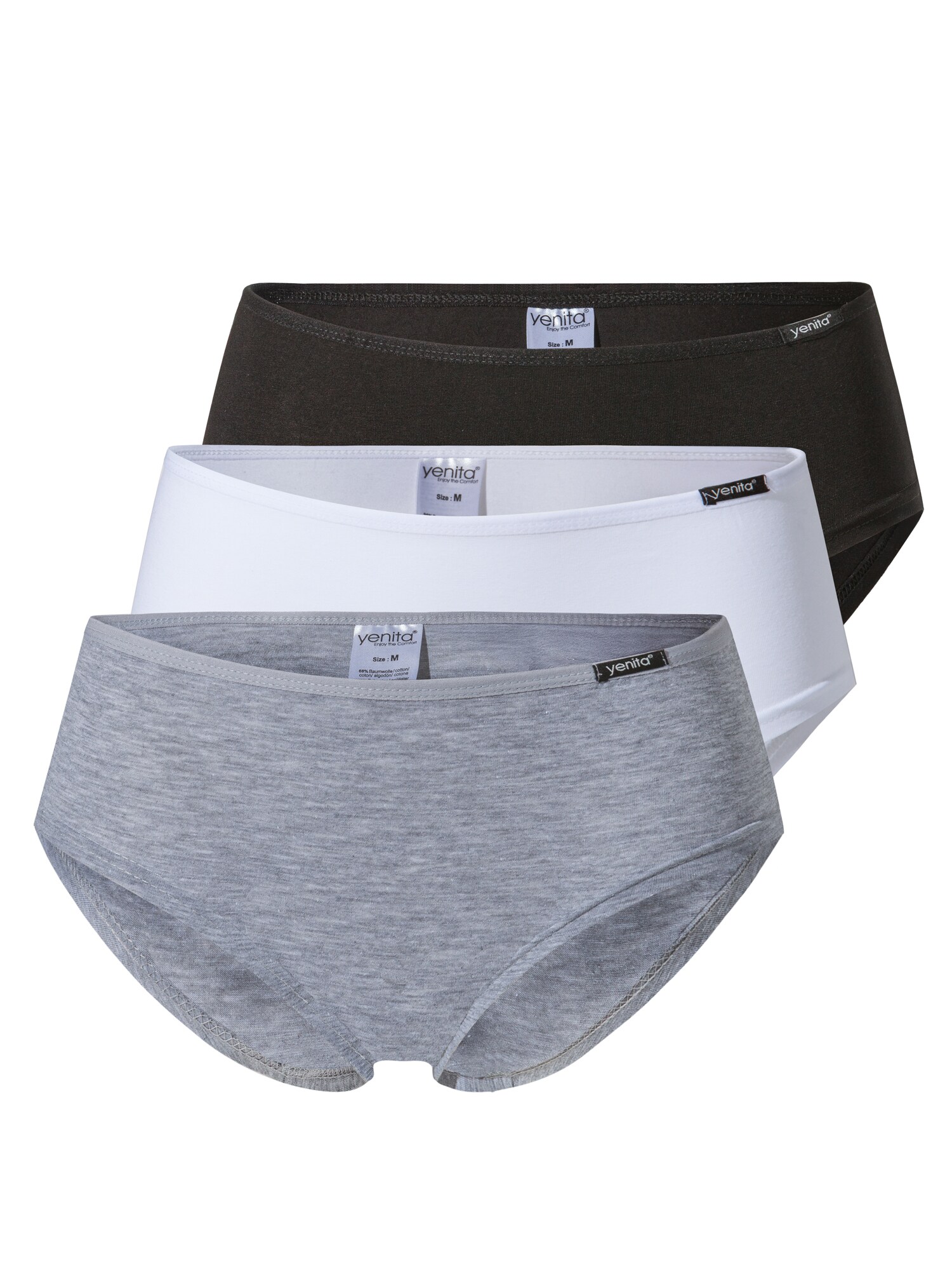 Yenita Braga  gris moteado / negro / blanco
