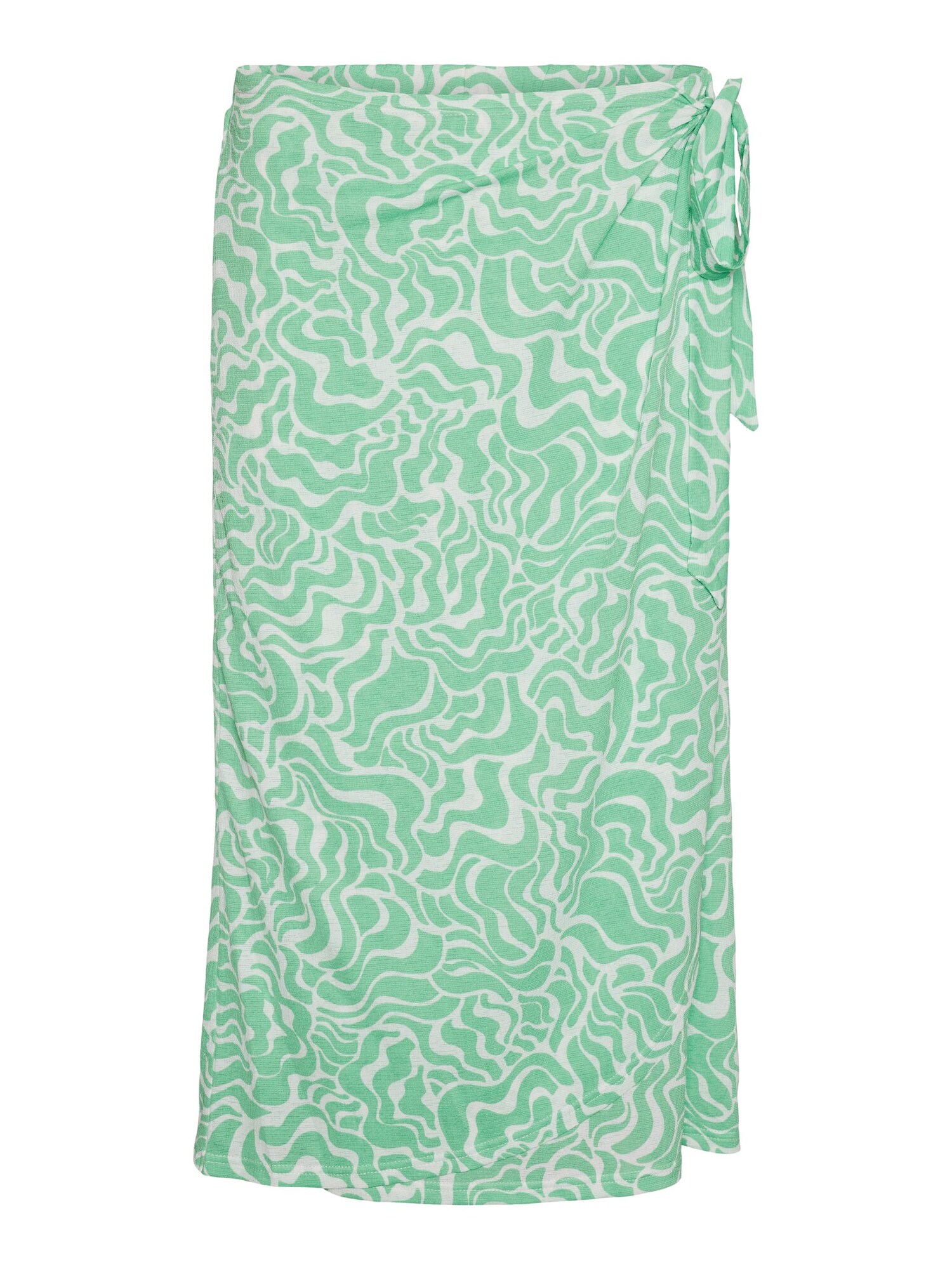 VERO MODA Sukňa  nefritová / biela