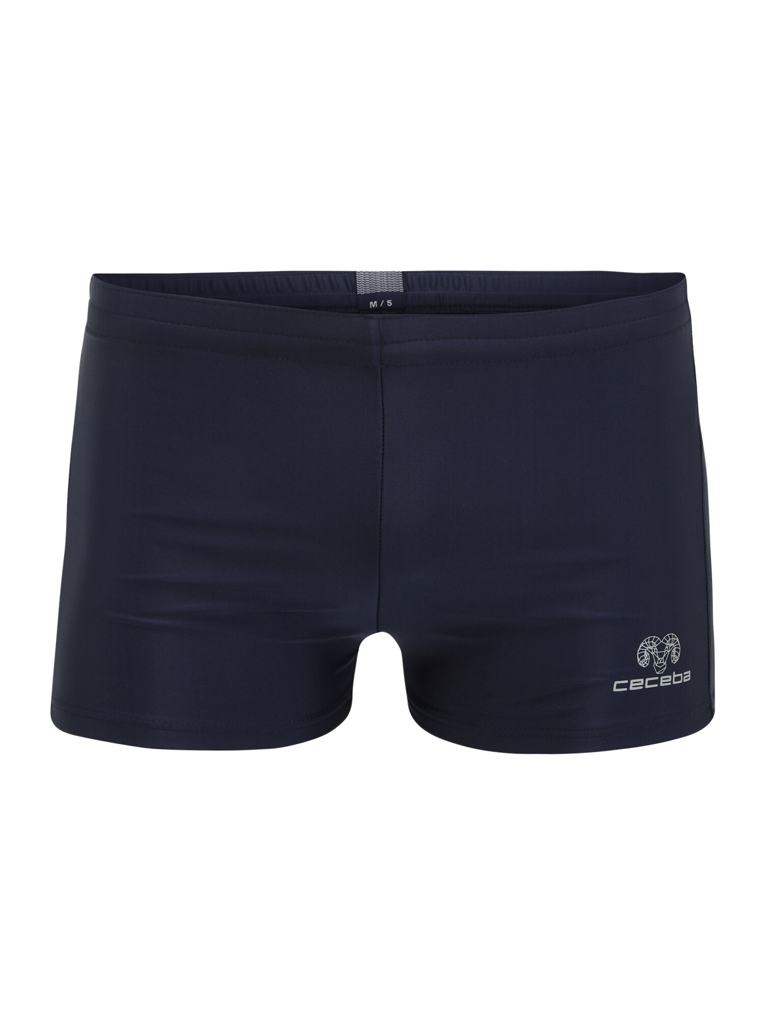CECEBA Calções de banho  azul escuro / branco
