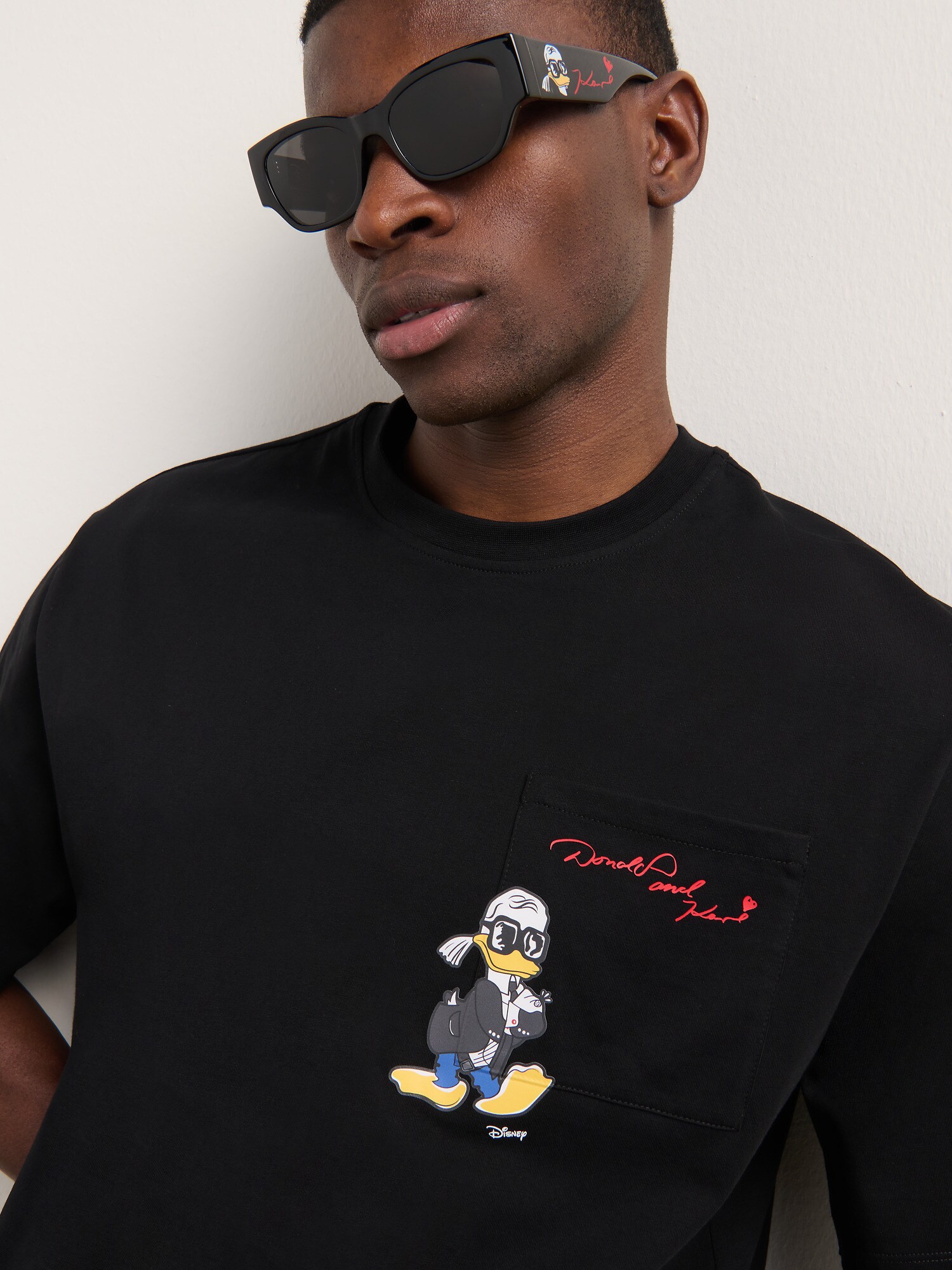 Karl Lagerfeld Tričko 'Disney x Karl Lagerfeld' žltá / červená / čierna / biela (obrázok 4)