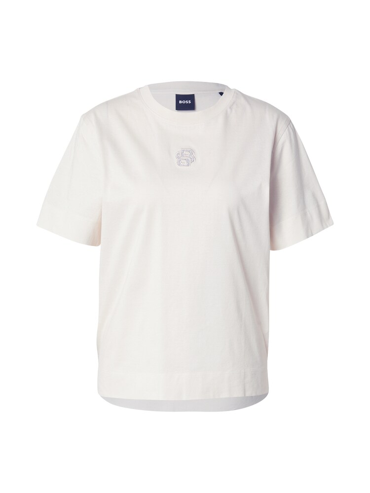 BOSS T-Shirt 'Elpha Placed3' Damen Größe XS offwhite