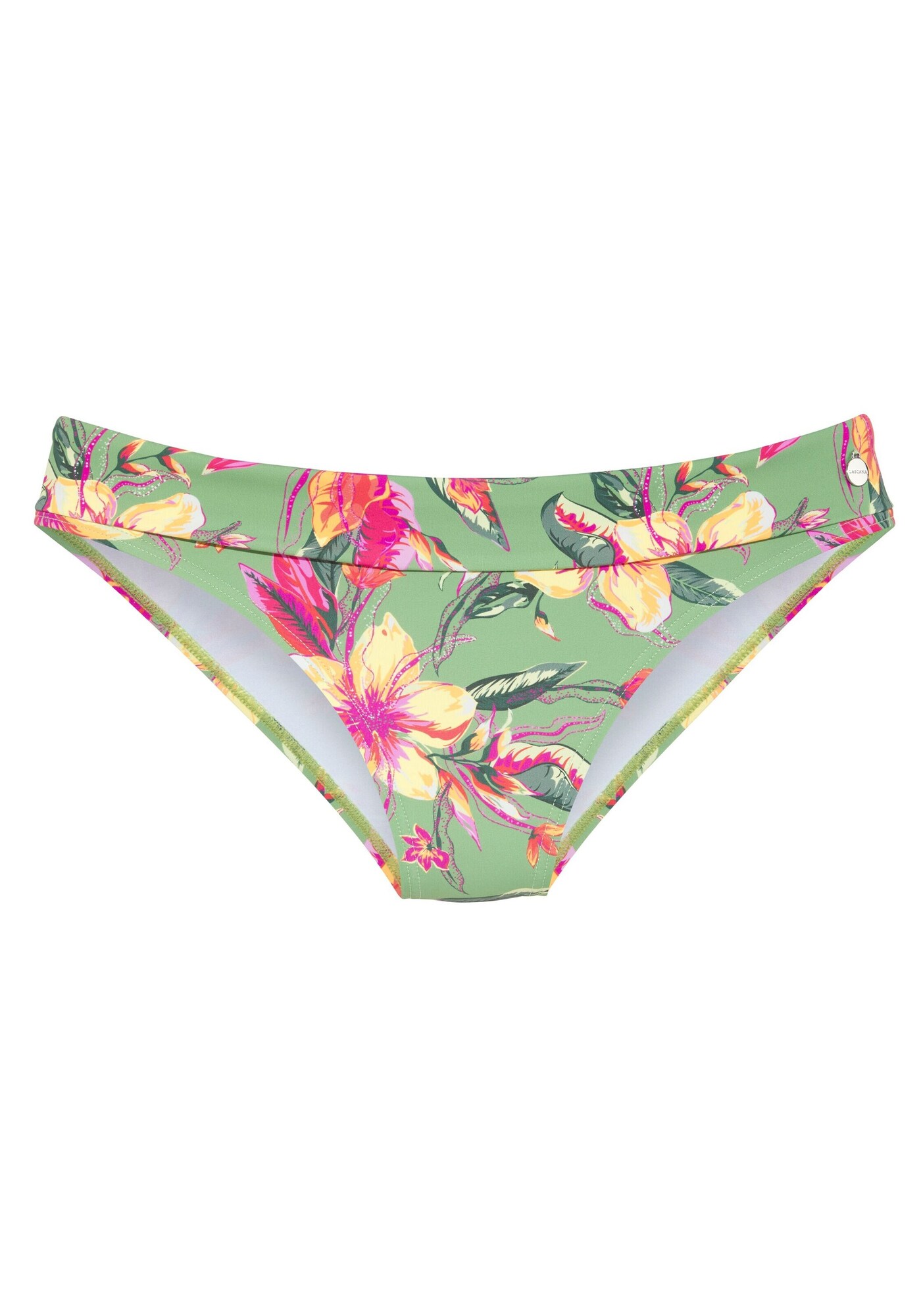 LASCANA Bikini nadrágok  világoszöld / sötétzöld / világos narancs / fukszia akciós termékkép 1