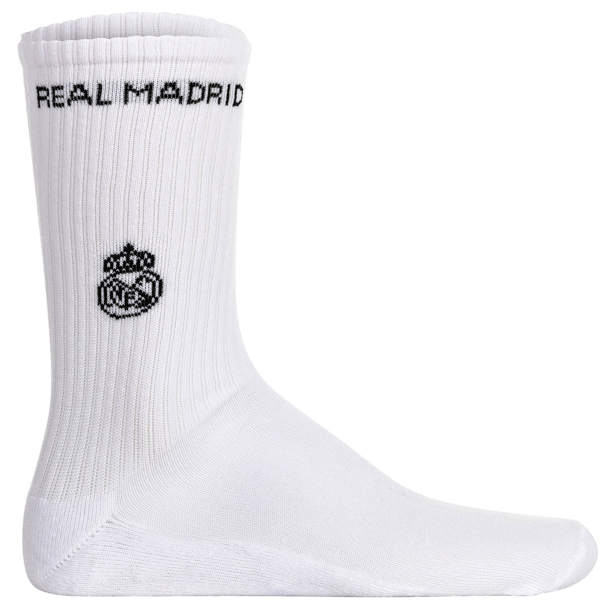 Real Madrid Calcetines negro / blanco – imagen 2