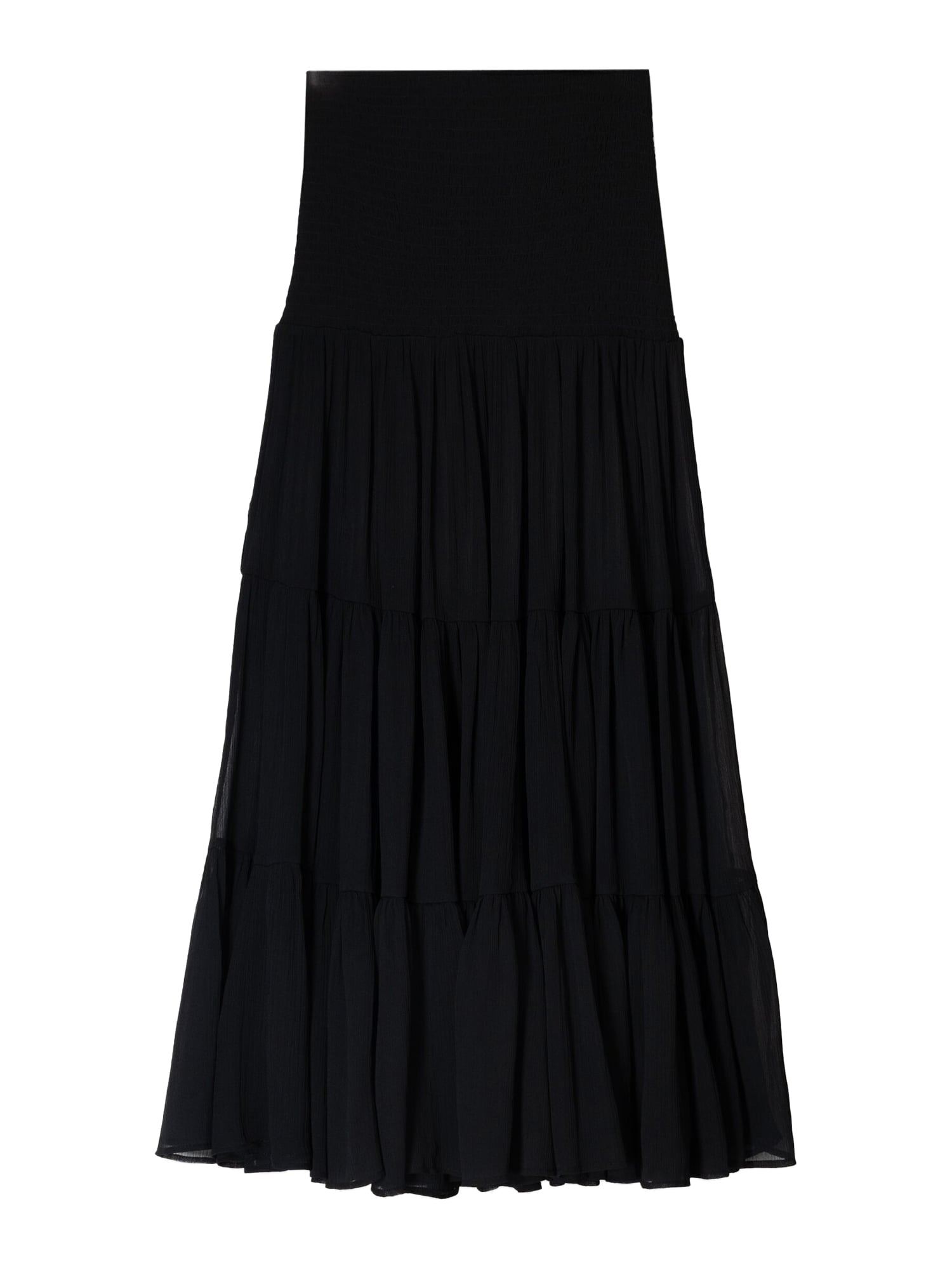 Bershka Fustă  negru