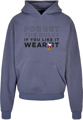 Merchcode Sweatshirt ‘Peanuts – If You Like It Wear It’ Smoky blue / Rood / Zwart / Wit