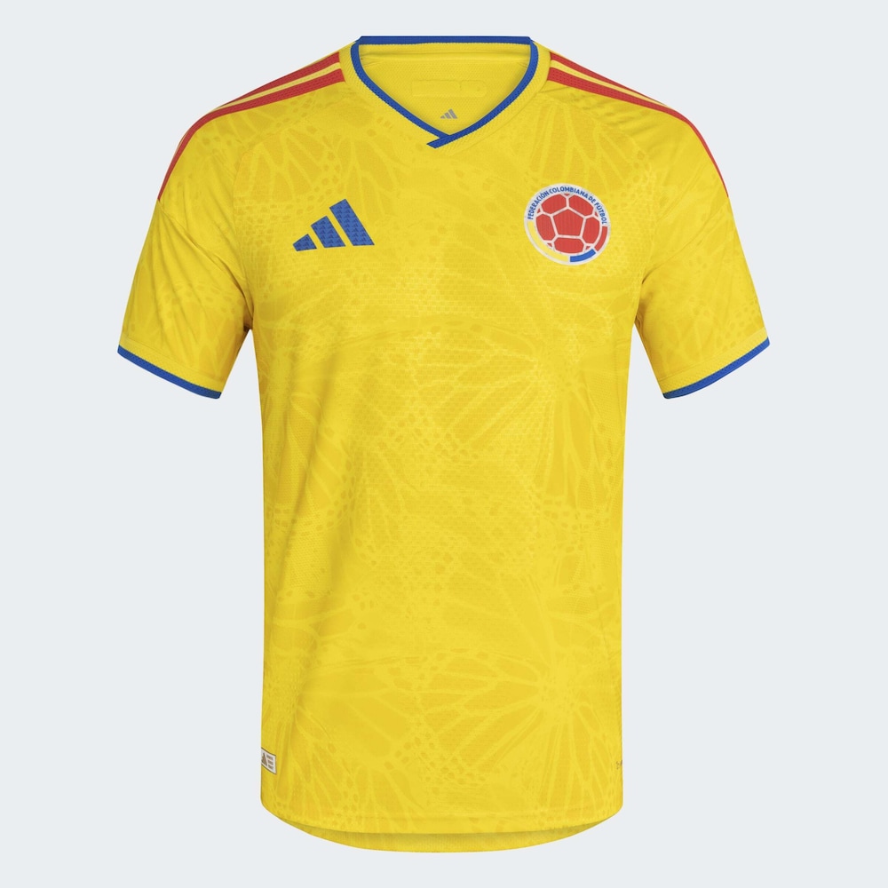 ADIDAS PERFORMANCE Trikot 'Kolumbien 26 Authentic' Herren Größe M saphir / curry / knallrot