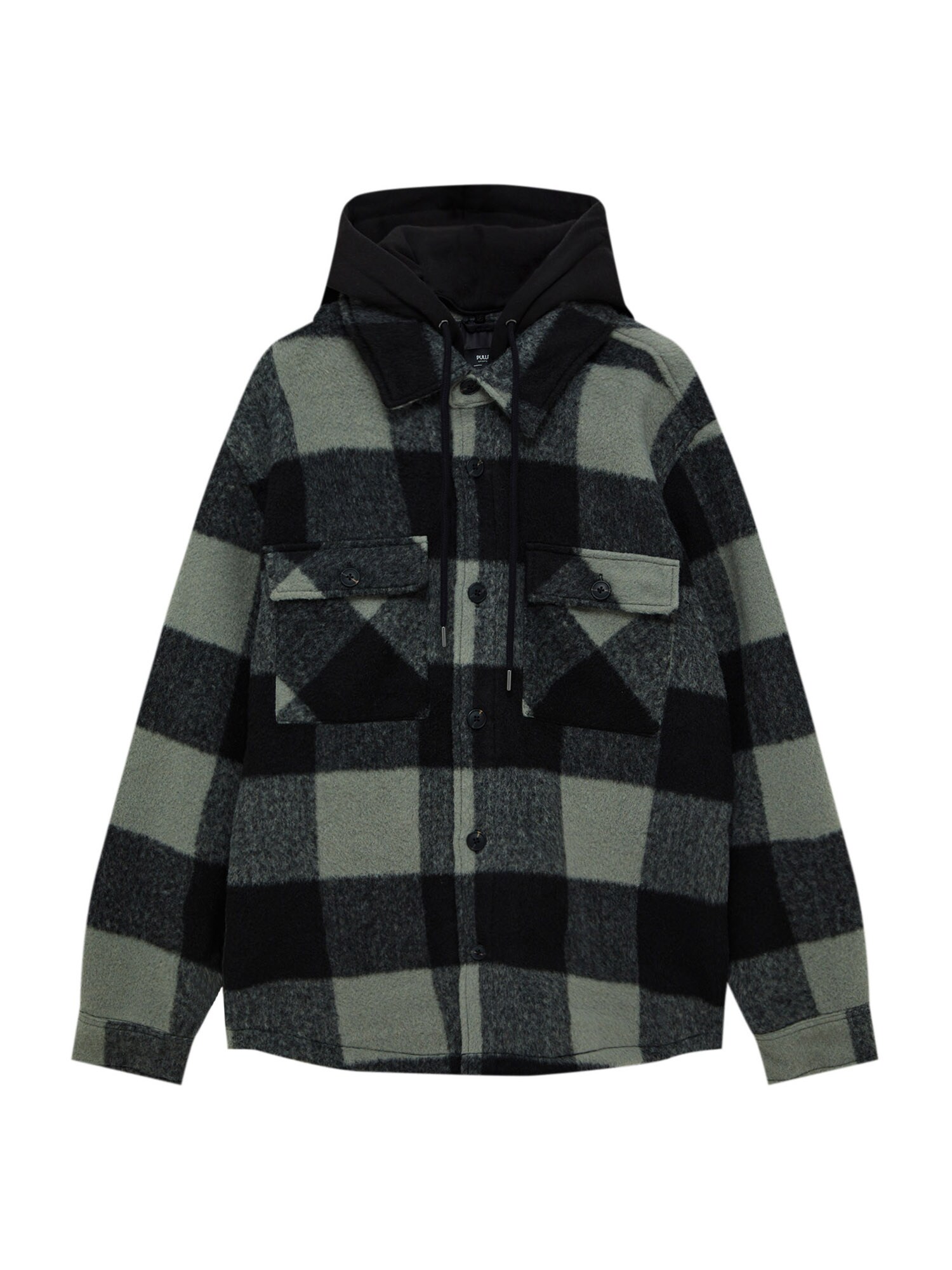 Pull&Bear Prechodná bunda  dymovo šedá / tmavosivá / čierna