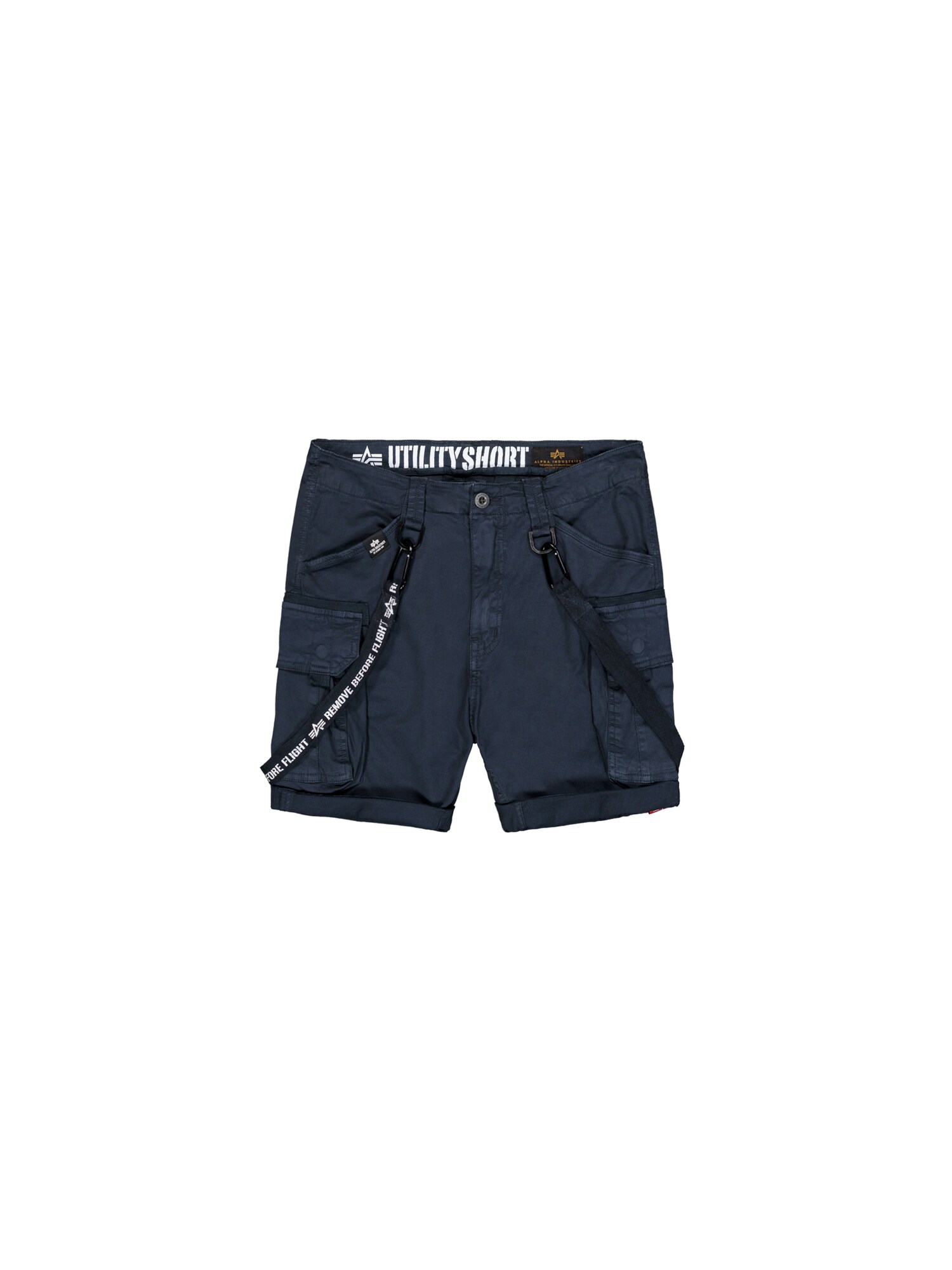 ALPHA INDUSTRIES Cargo nadrágok  tengerészkék / fekete / fehér akciós termékkép 1