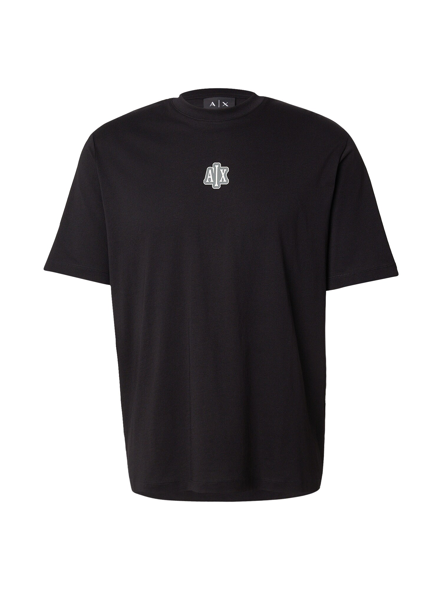 ARMANI EXCHANGE Majica  grafit / črna / bela