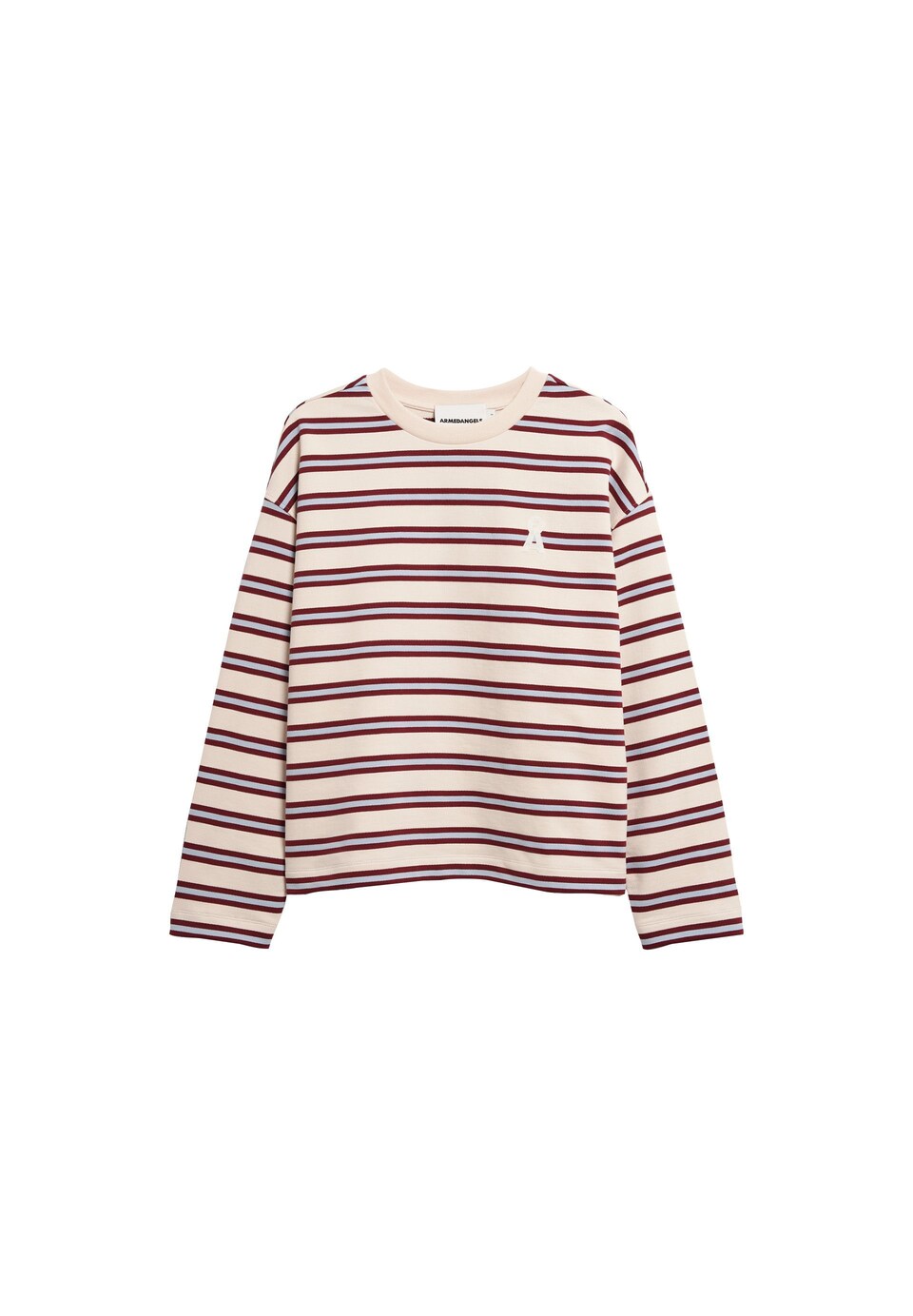 Sweatshirt 'FRANKAA' beige / ljusblå